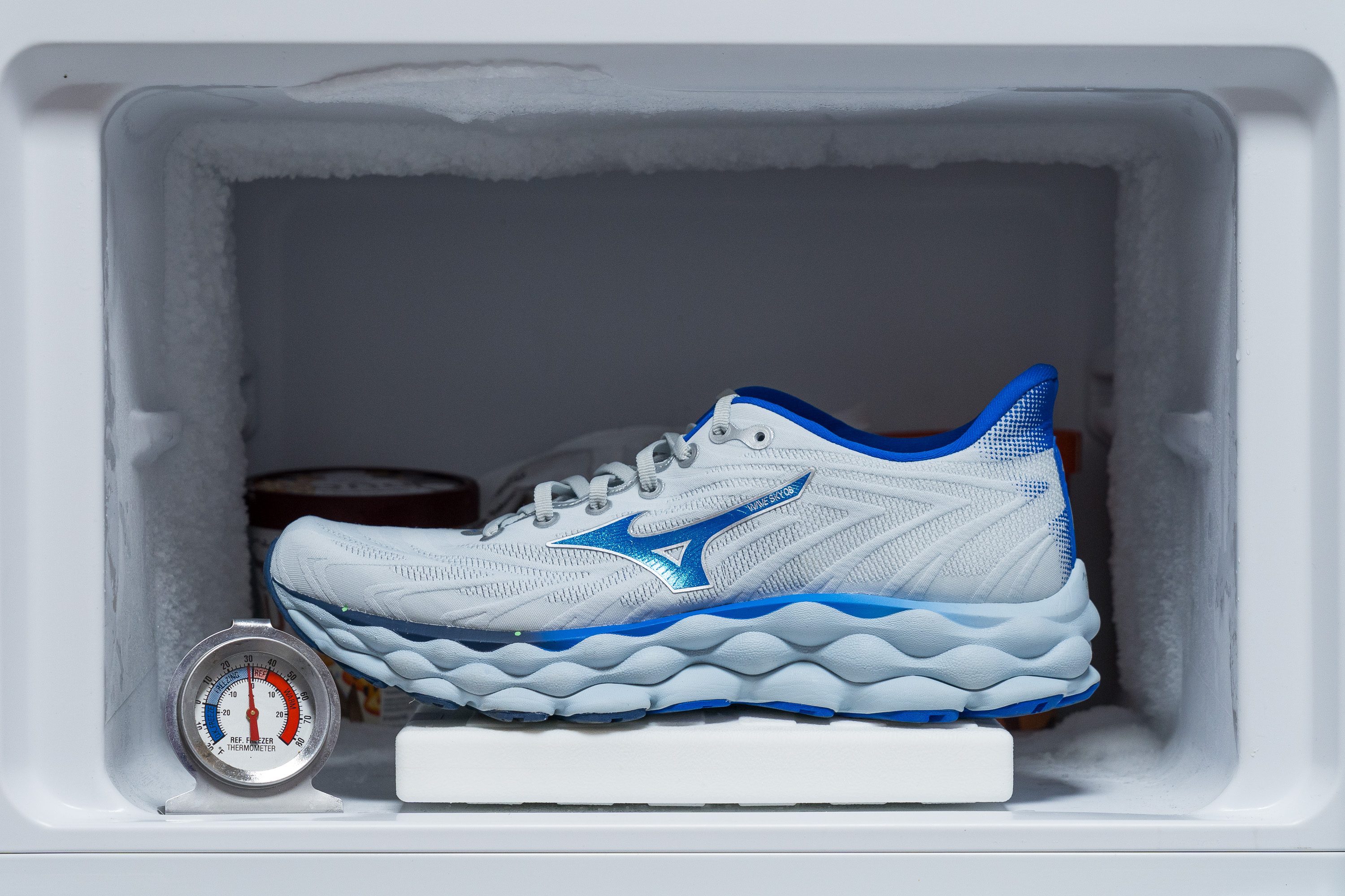 Mizuno Wave Sky 8 Difference in midsole softness in cold