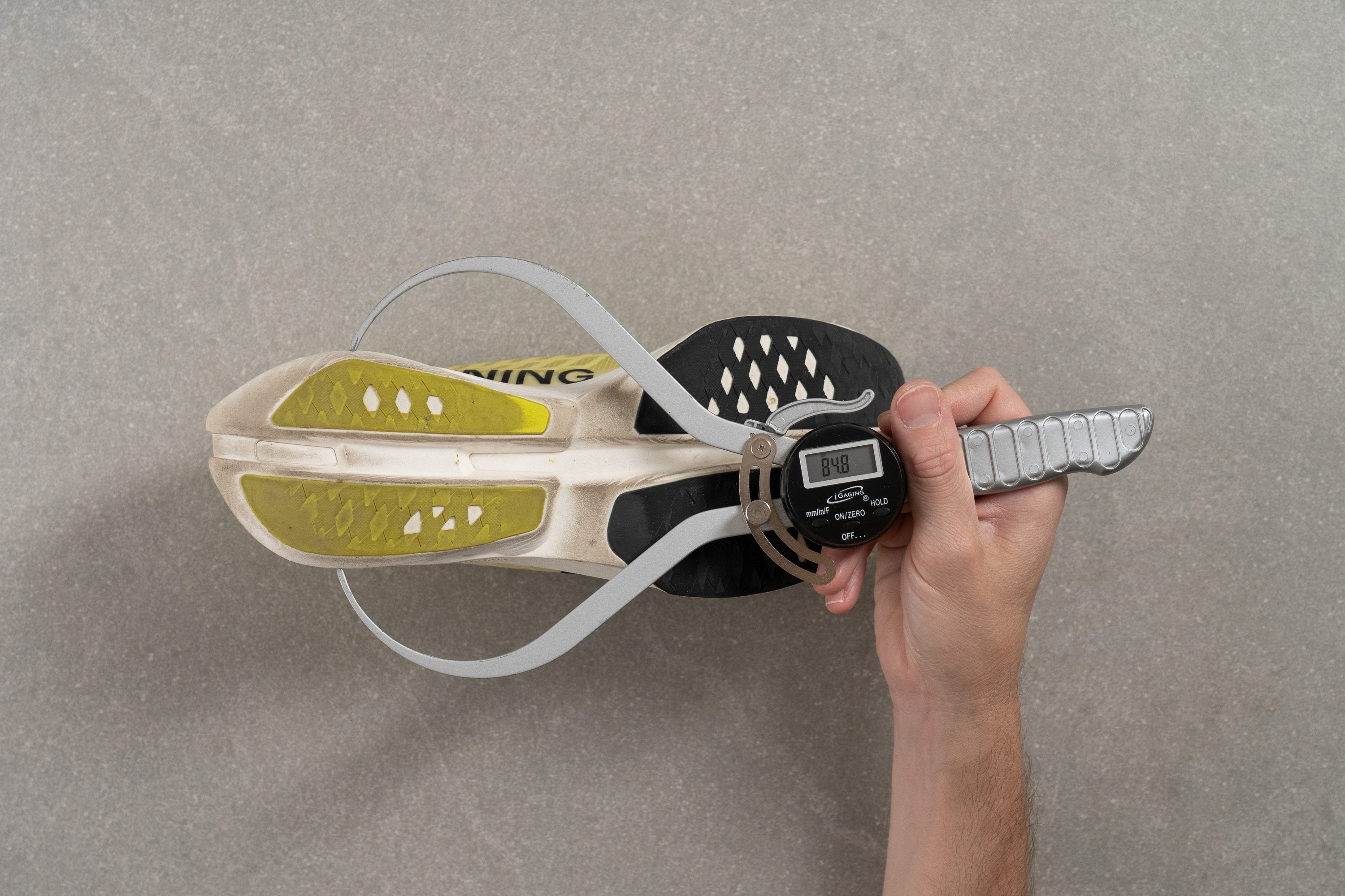 On Cloudboom Strike Midsole width - heel