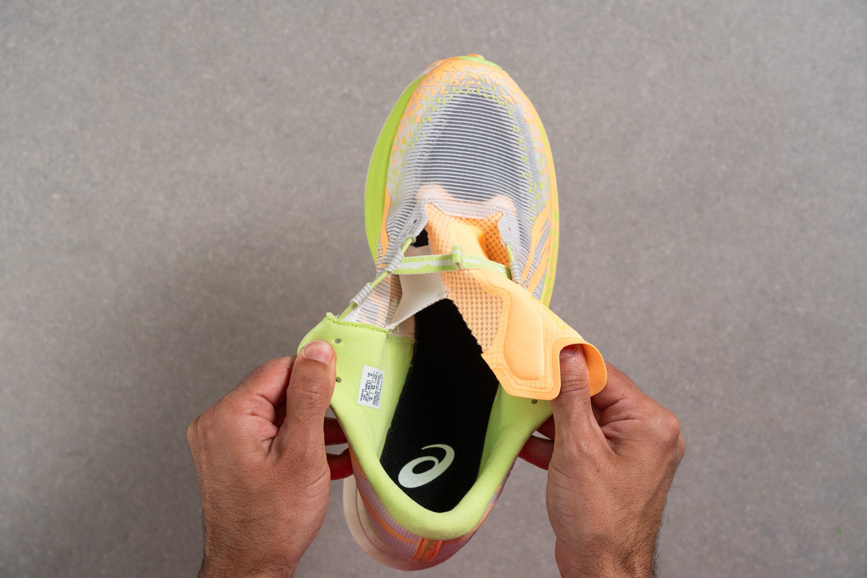 ASICS Metafuji Trail Tongue: gusset type
