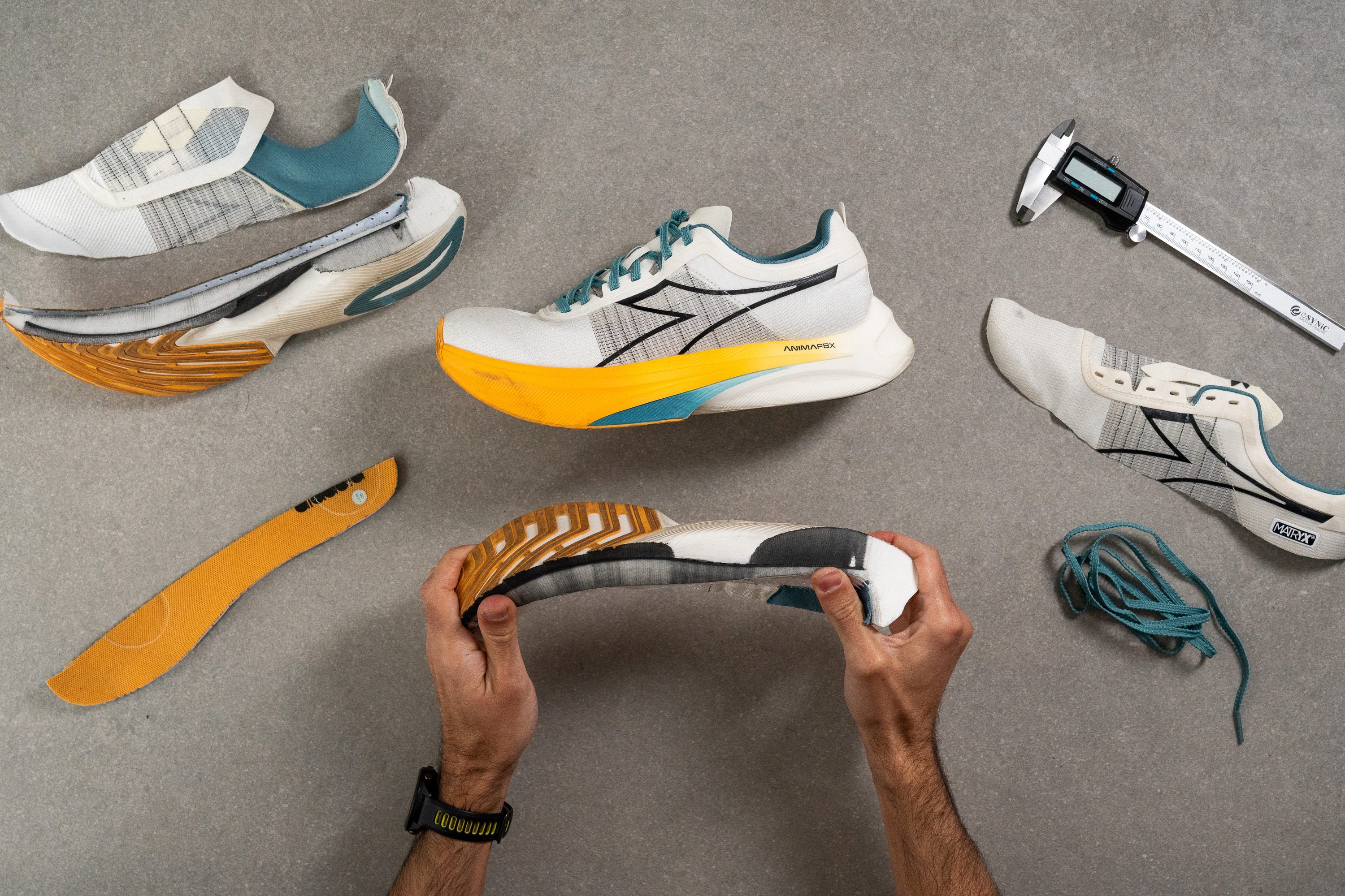 Diadora Gara Carbon parts