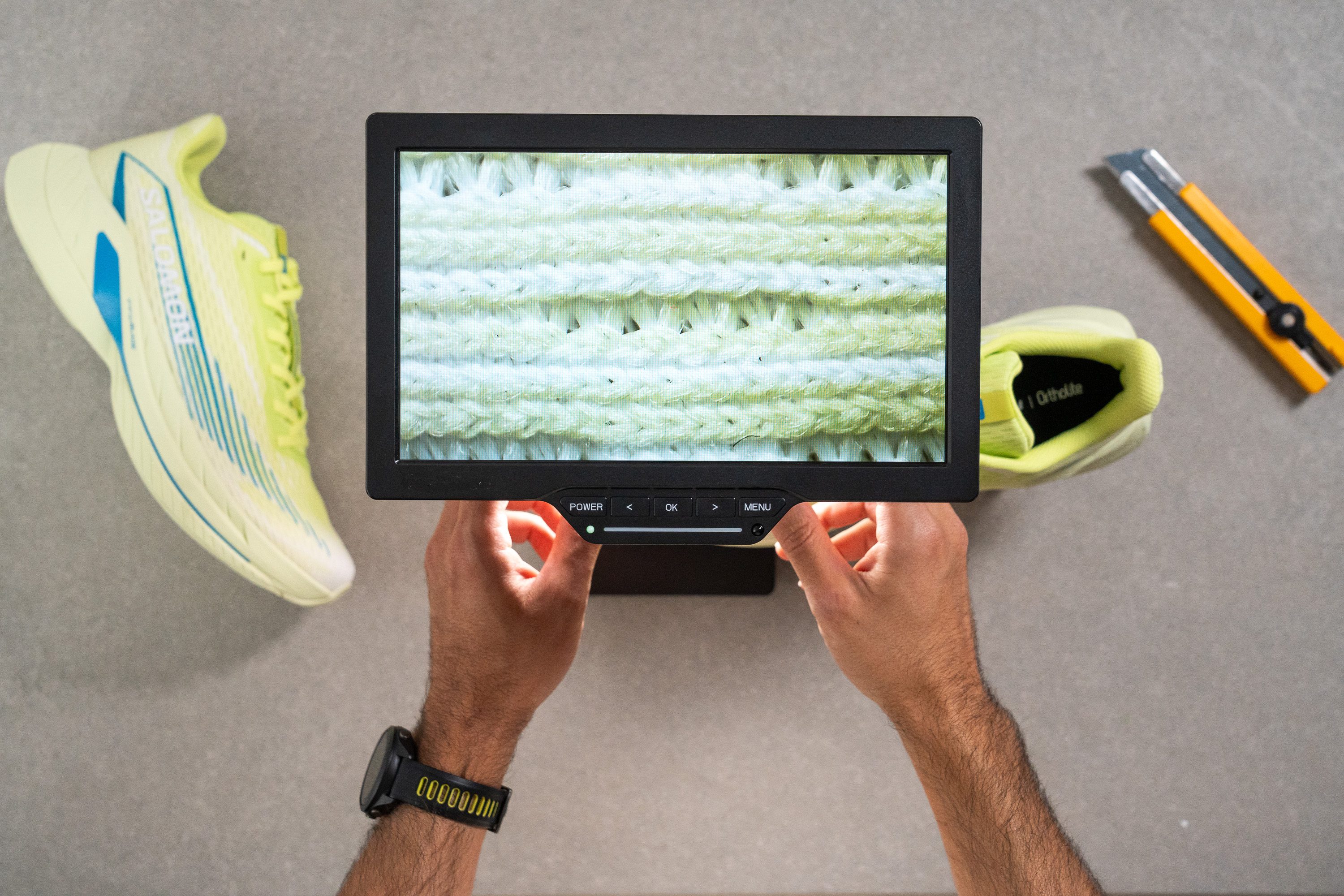 Salomon Spectur 2 Breathability Microscope test