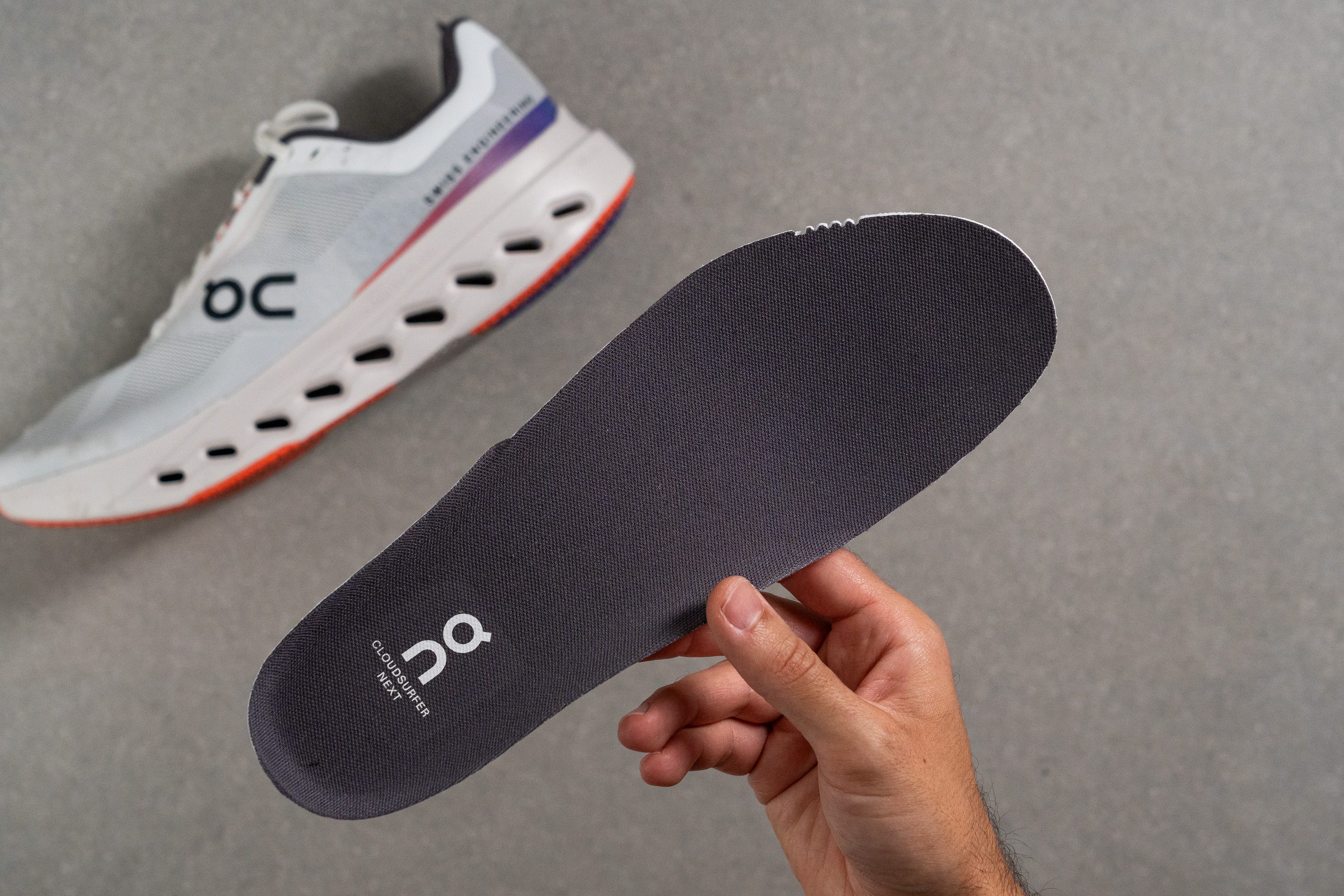 On Cloudsurfer Next Removable insole