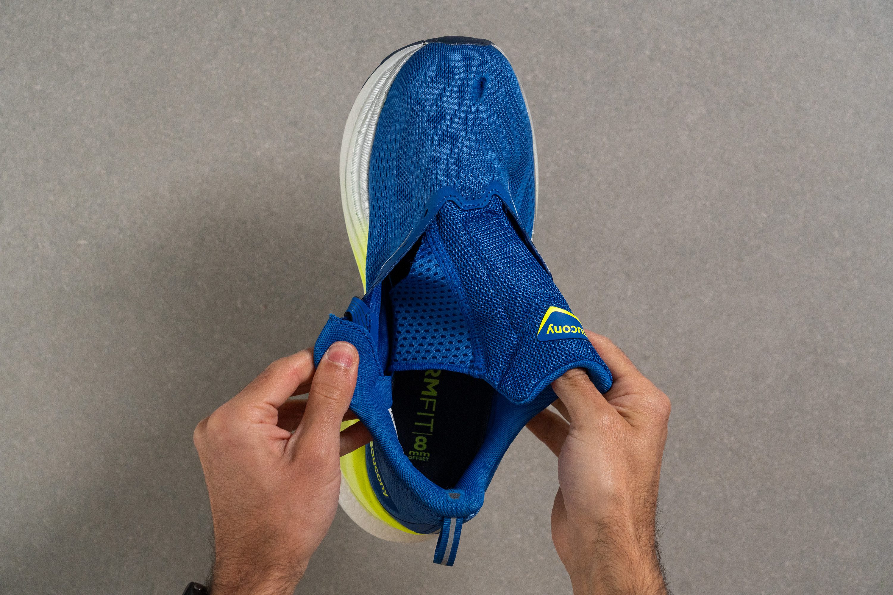 Saucony Tempus 2 Tongue: gusset type