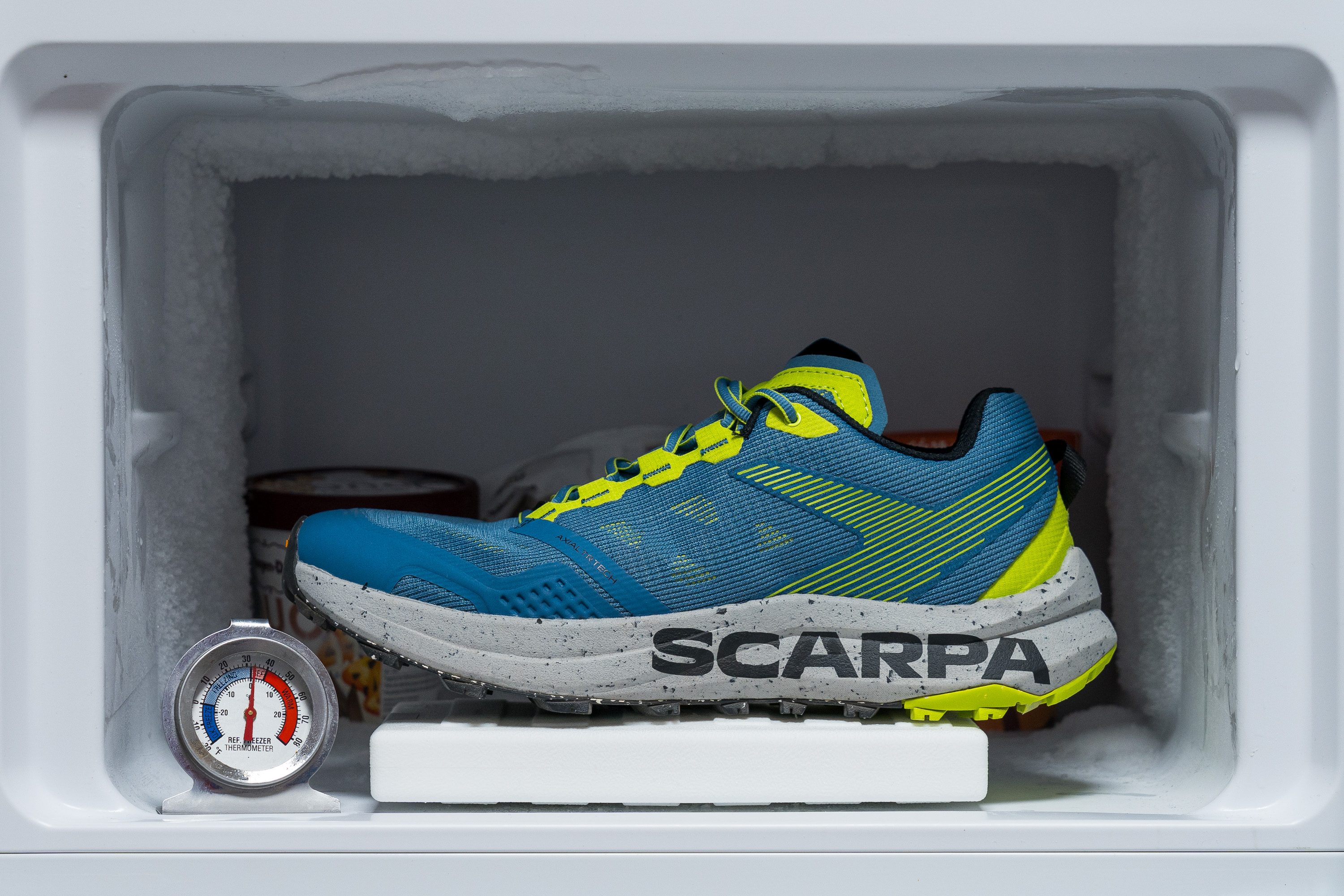 Scarpa Spin Planet Difference in midsole softness in cold