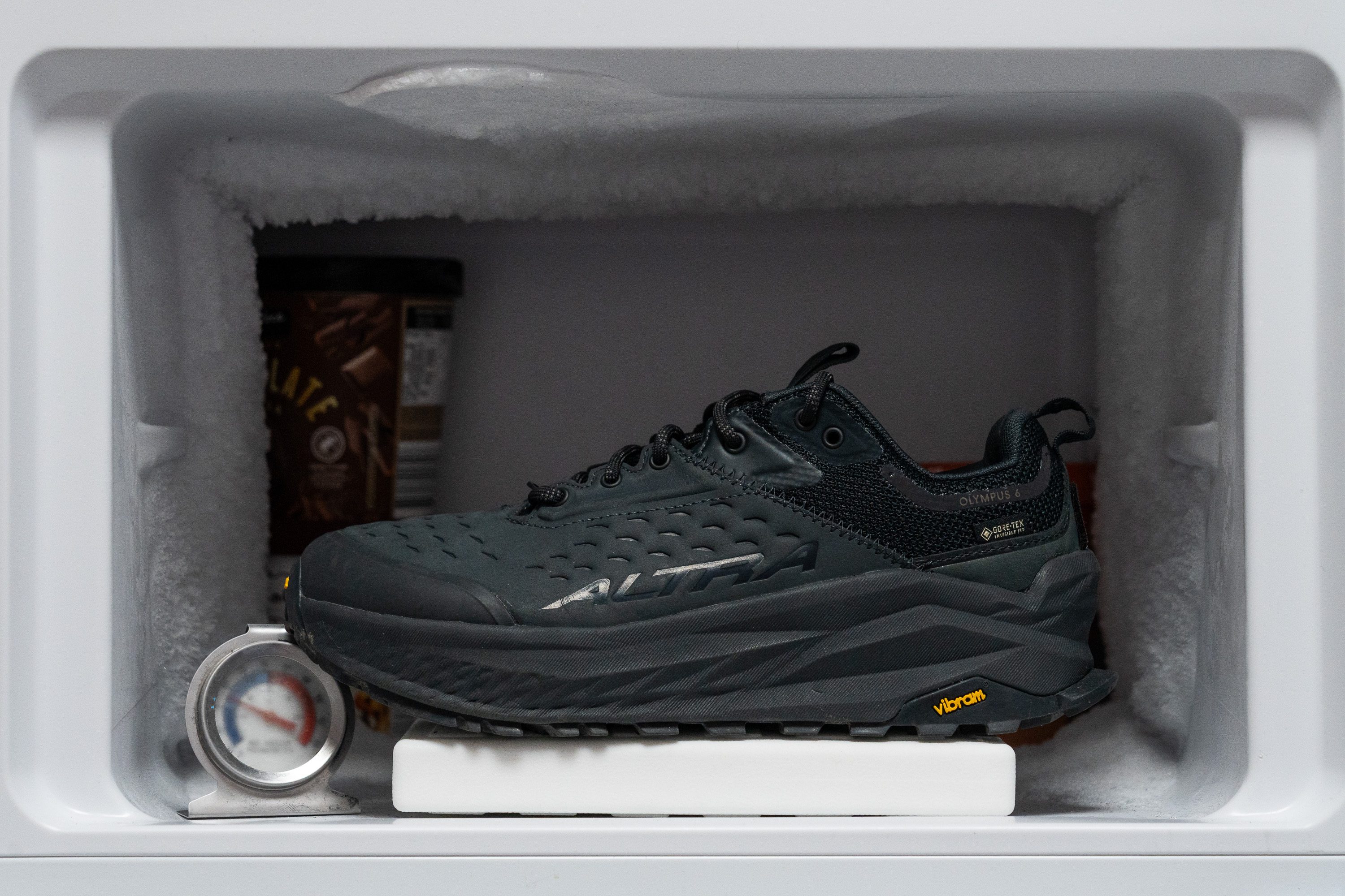 Altra Olympus 6 Hike Low GTX Midsole softness in cold (%)