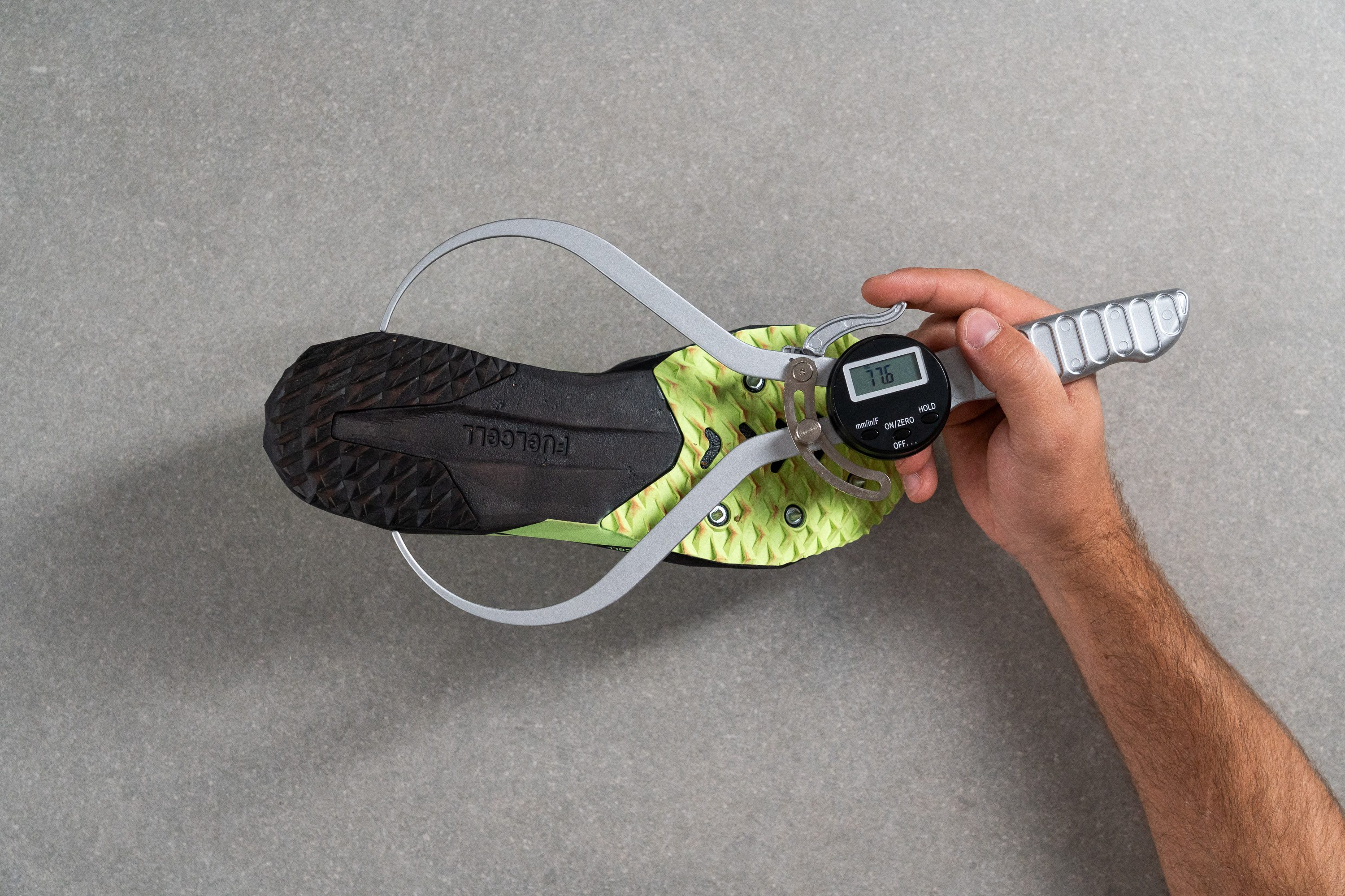 New Balance FuelCell XC7 v5 Midsole width - heel