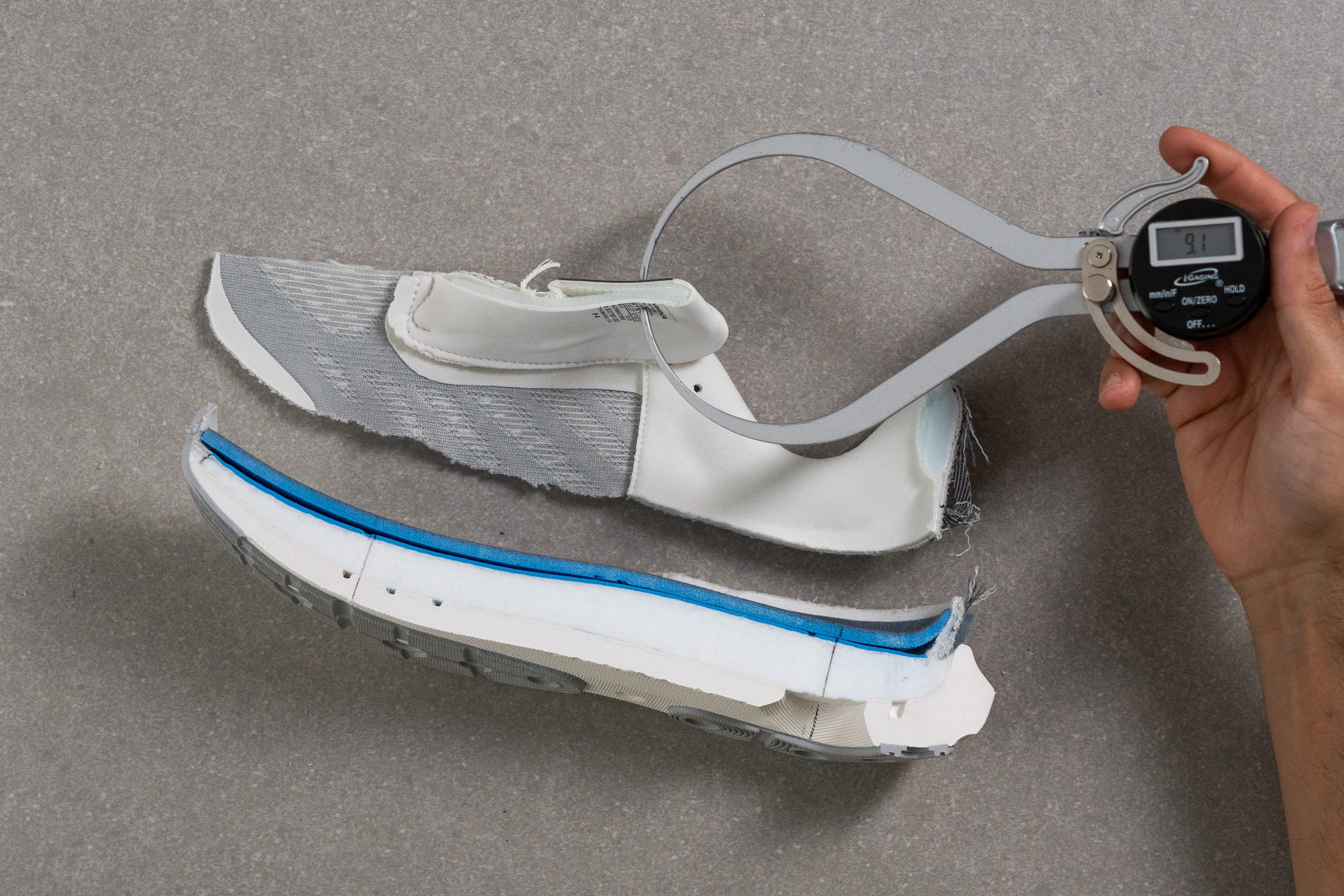Under Armour Infinite Pro Tongue padding