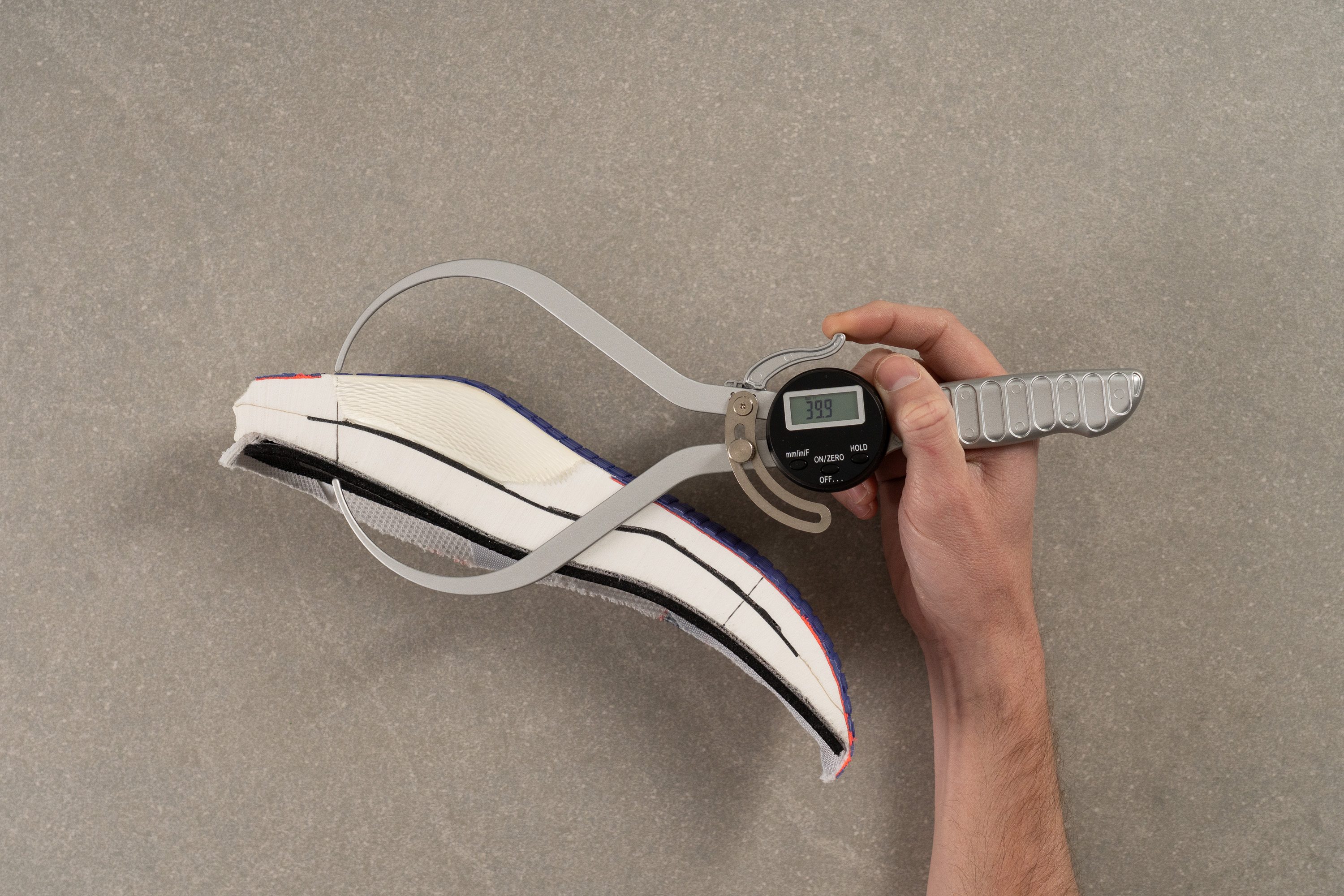 Mizuno Wave Rebellion Pro 3 Heel stack