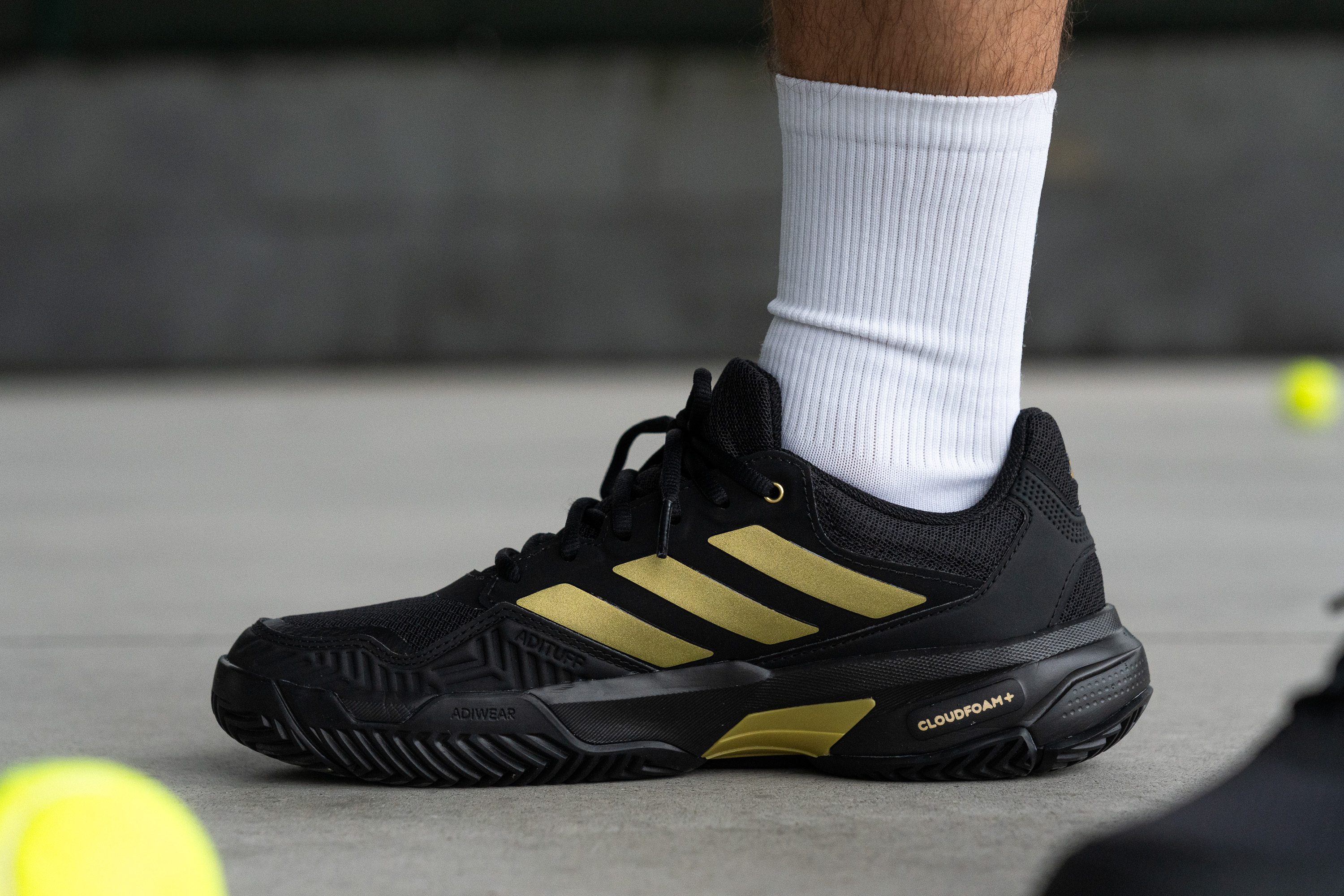 Adidas CourtJam Control 3 Heel tab