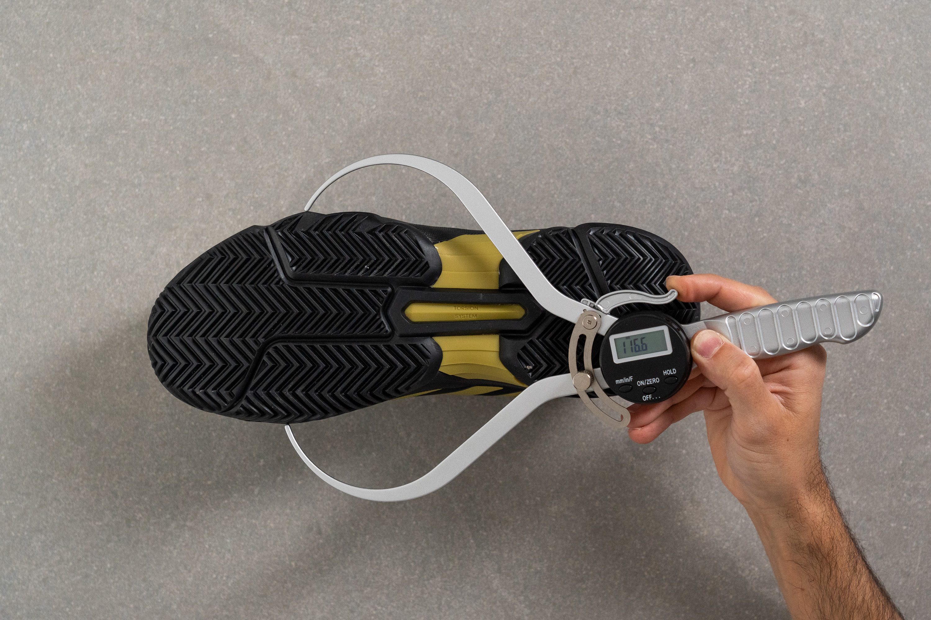 Adidas CourtJam Control 3 Midsole width - forefoot