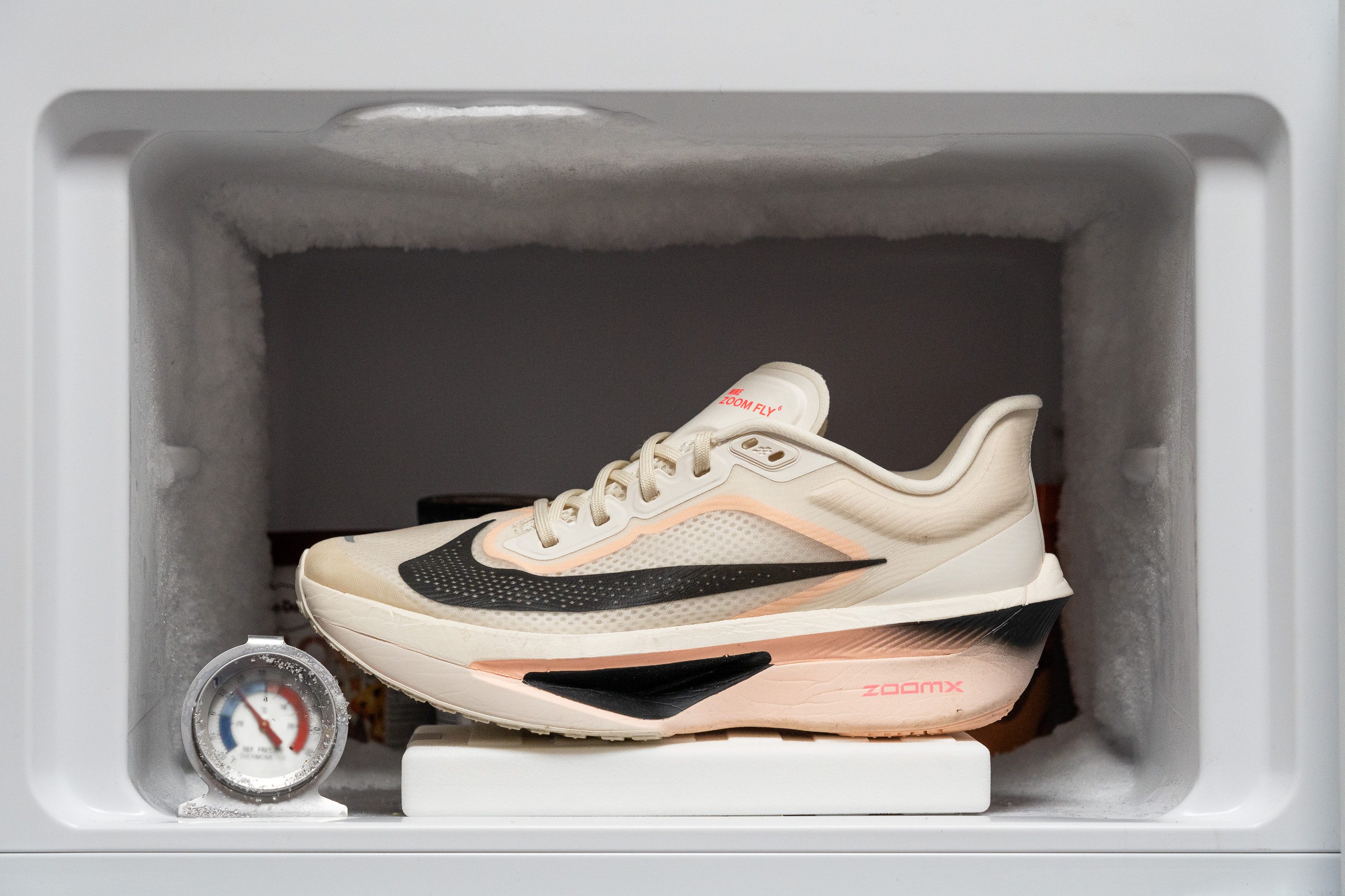 Nike Zoom Fly 6 Midsole softness in cold (%)