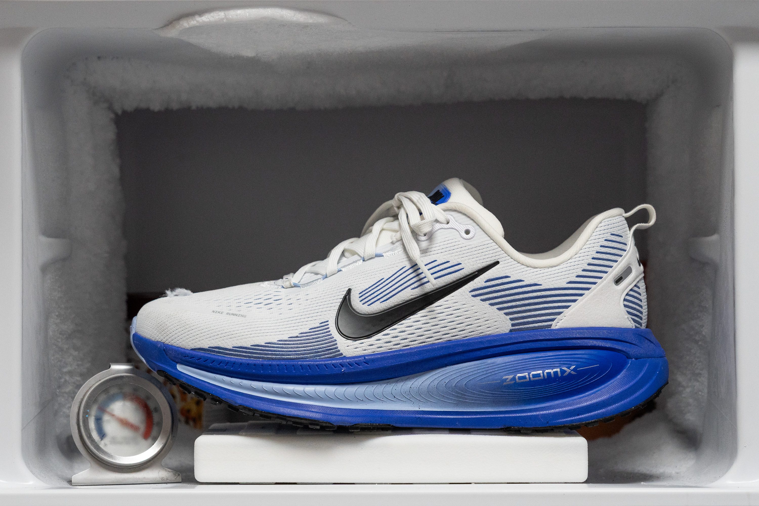 Nike Vomero 18 Midsole softness in cold (%)