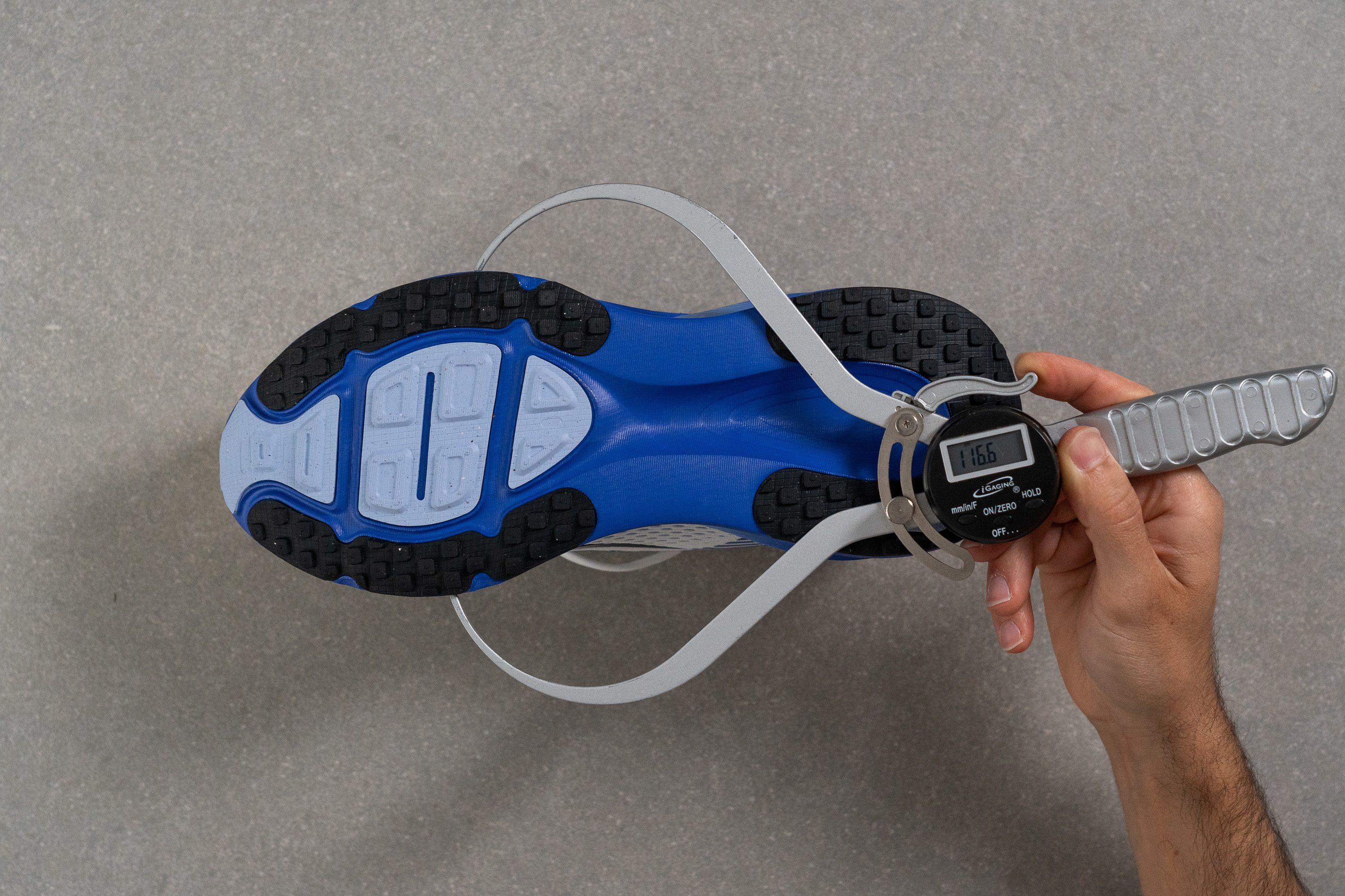 Nike Vomero 18 Midsole width - forefoot