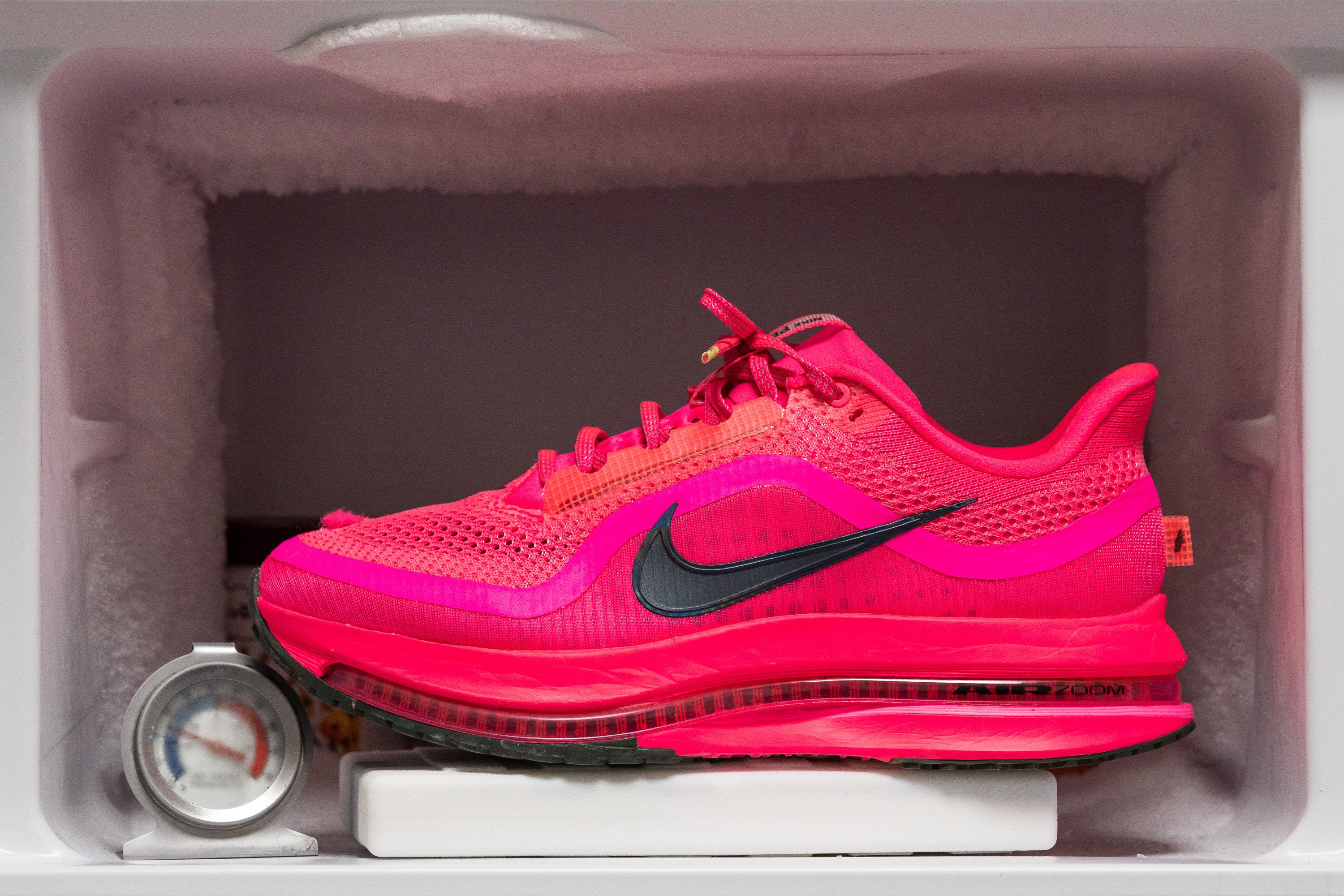 Nike Pegasus Premium Midsole softness in cold (%)