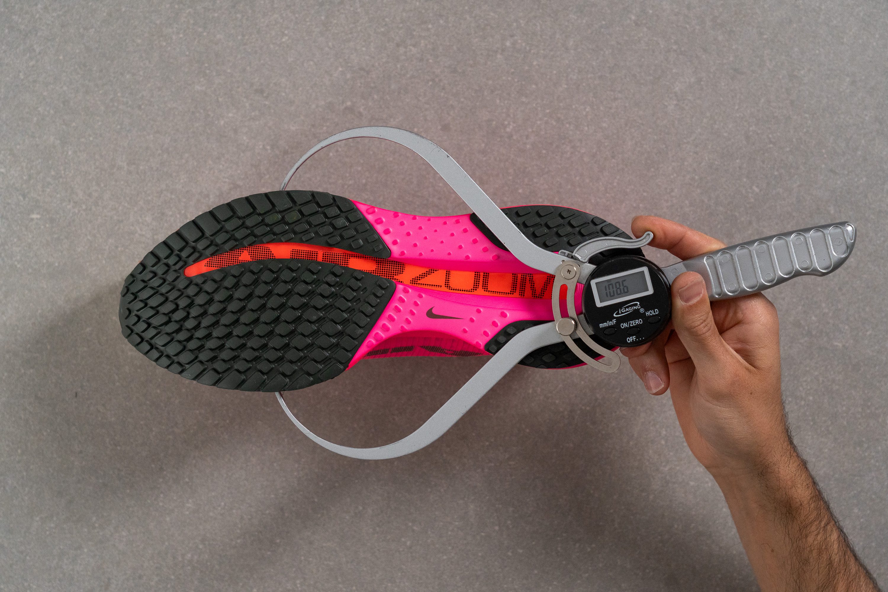 Nike Pegasus Premium Midsole width - forefoot