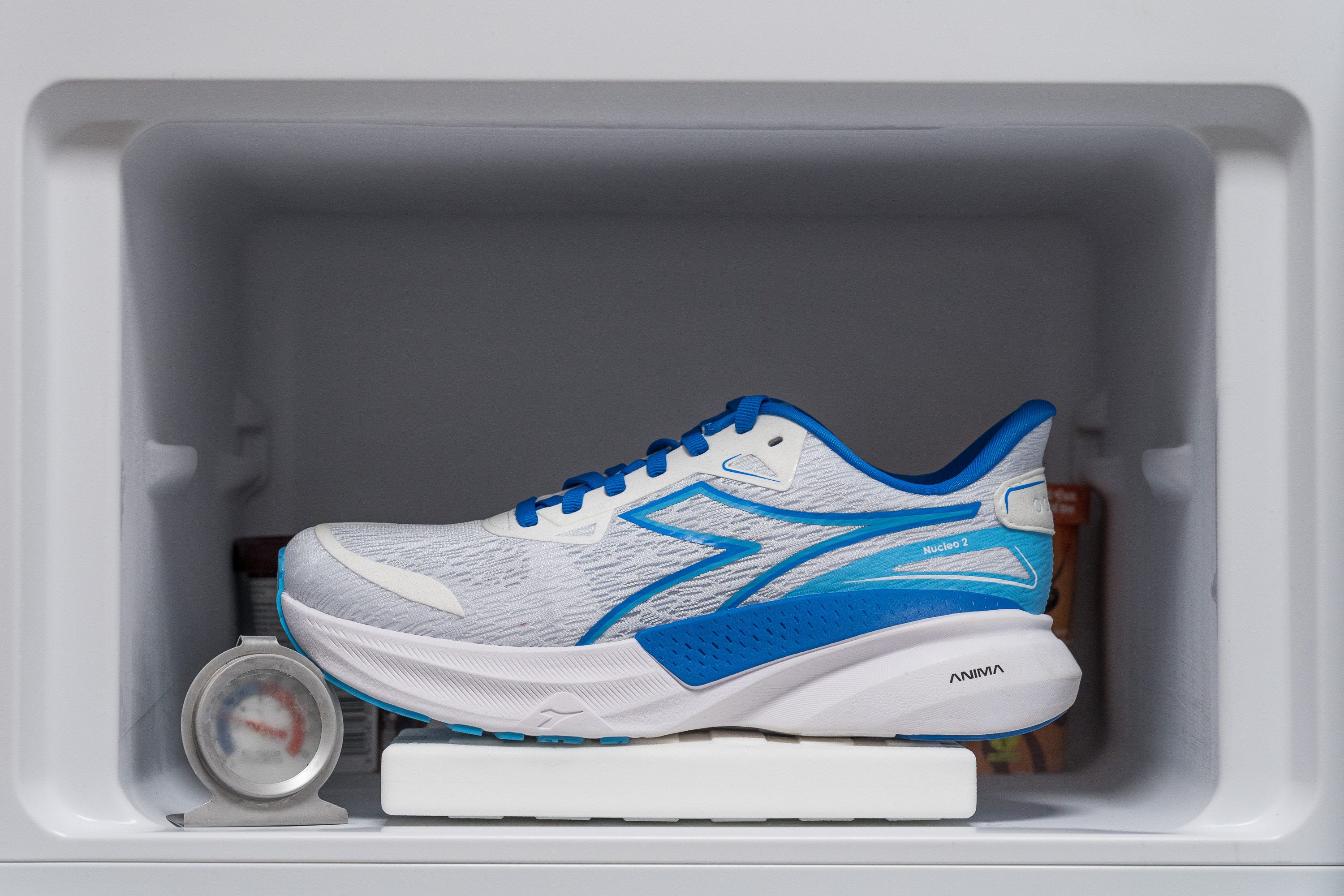 Diadora Nucleo 2 Midsole softness in cold (%)
