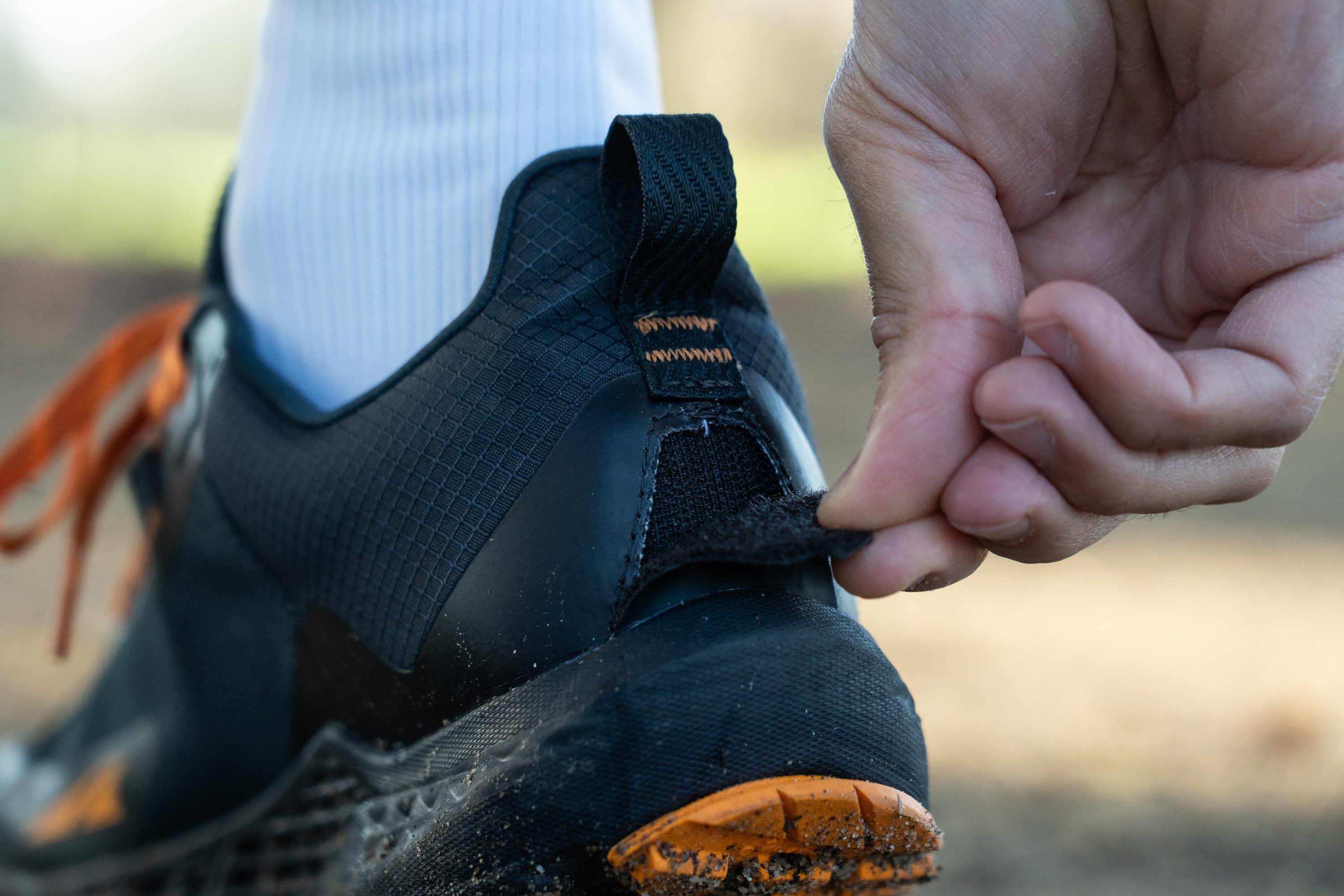 Altra Timp 5 GTX gaiter attachment