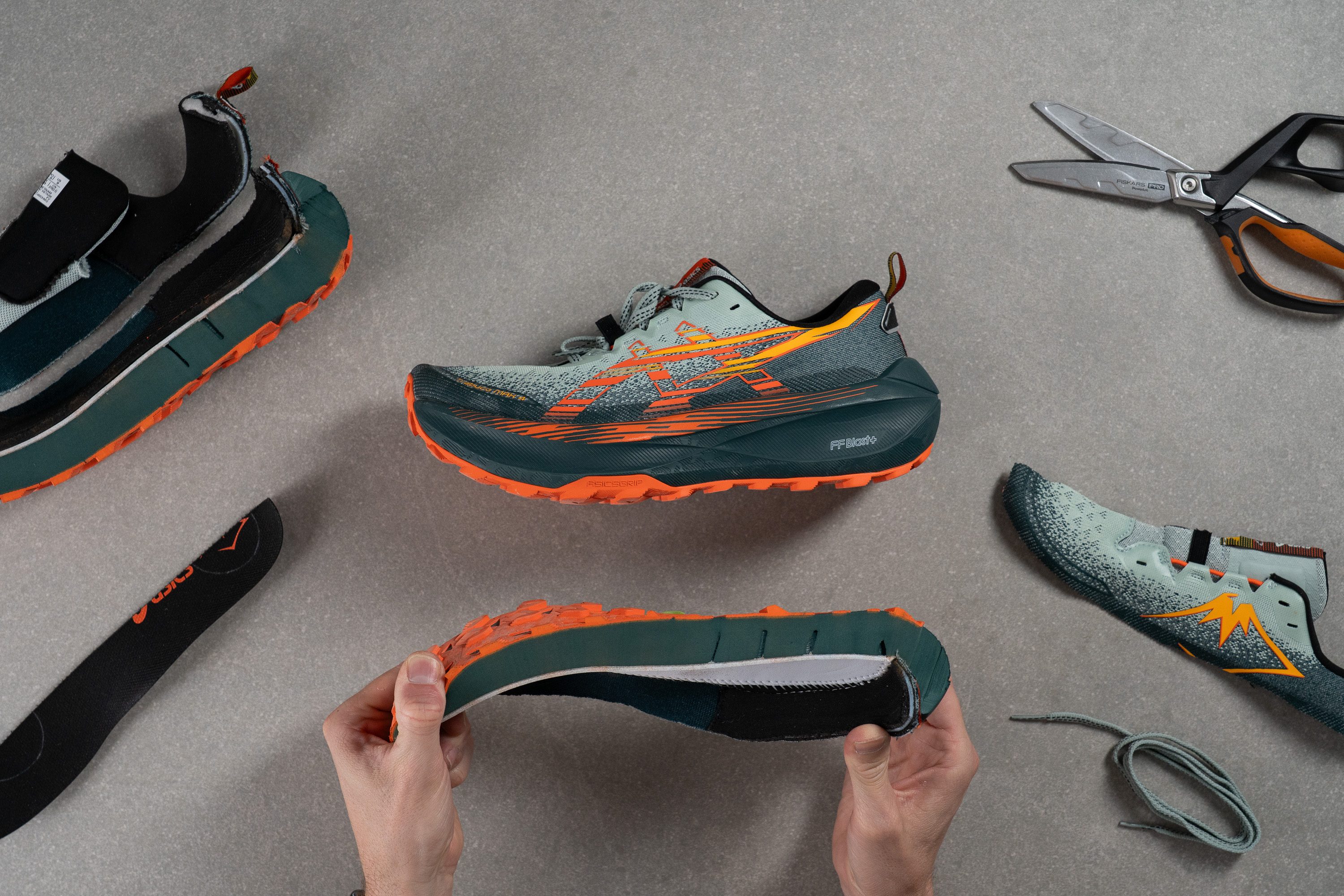 ASICS Trabuco Max 4 parts