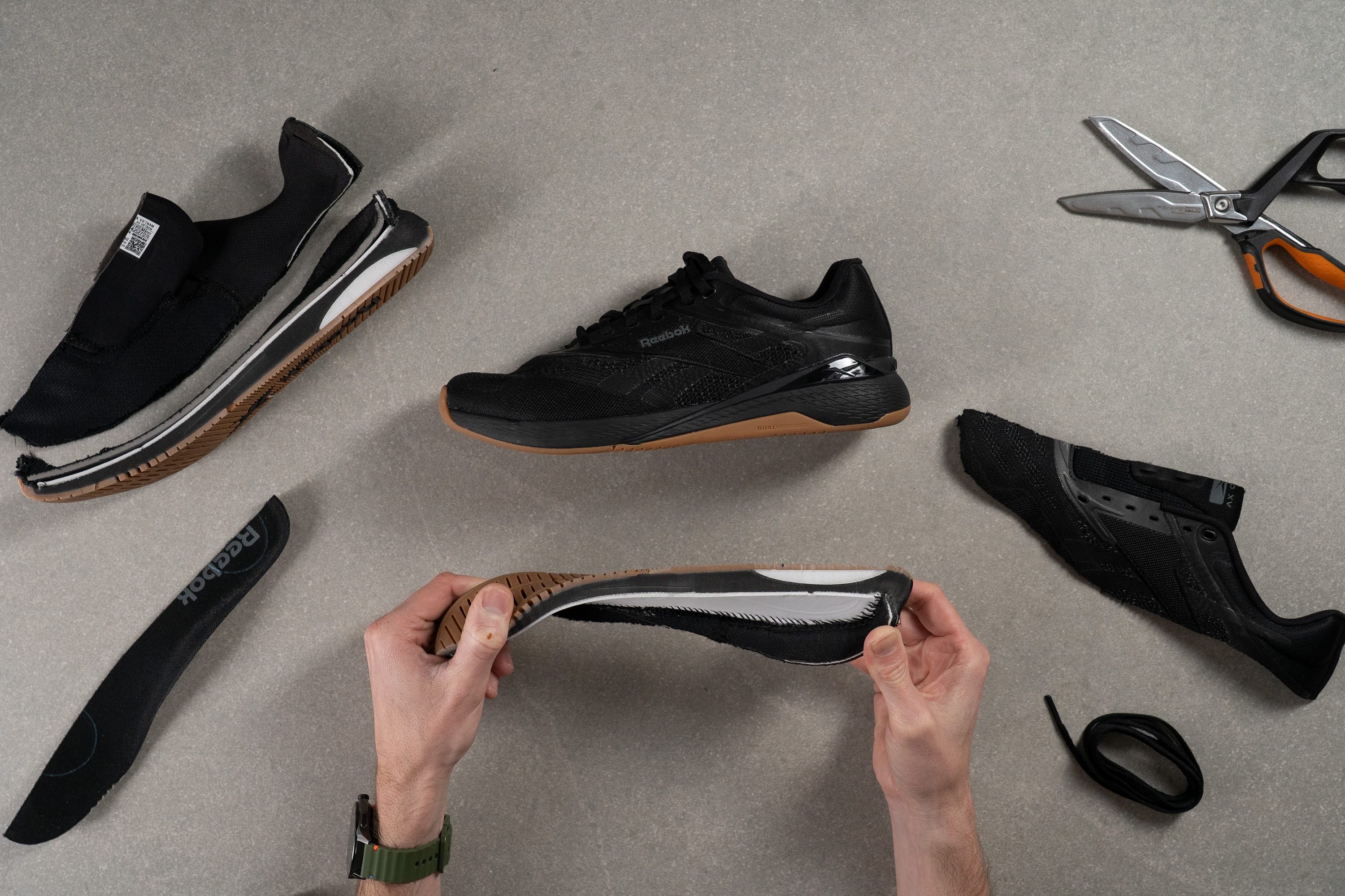 Reebok Nano X5 lab test