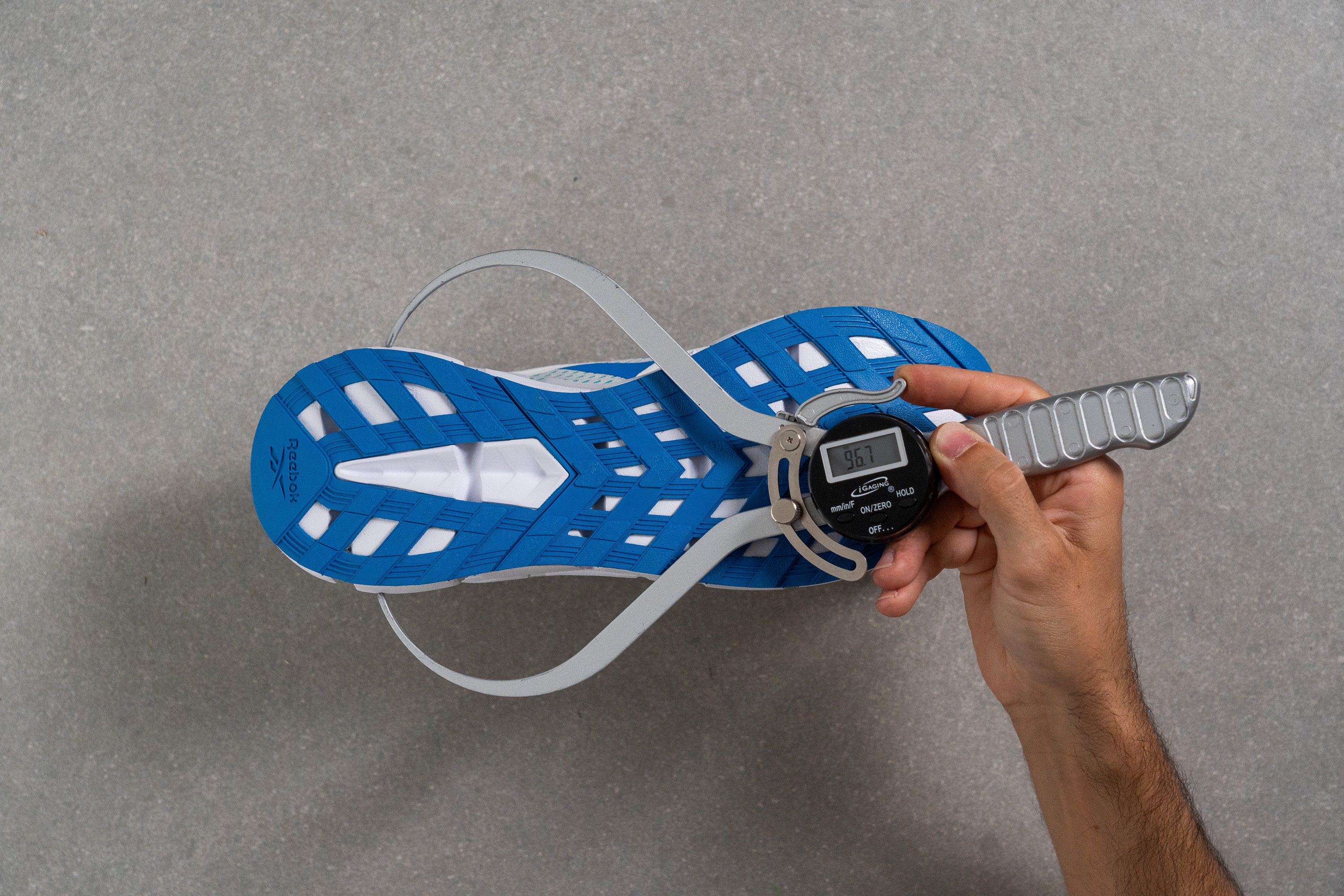 Reebok Zig Dynamica 5 Midsole width - heel