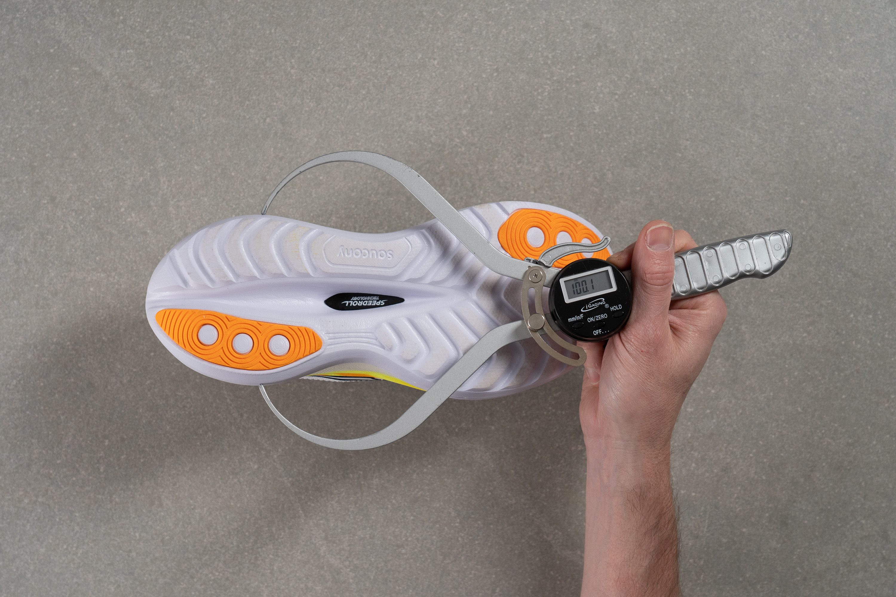 Saucony Endorphin Trainer Midsole width - heel