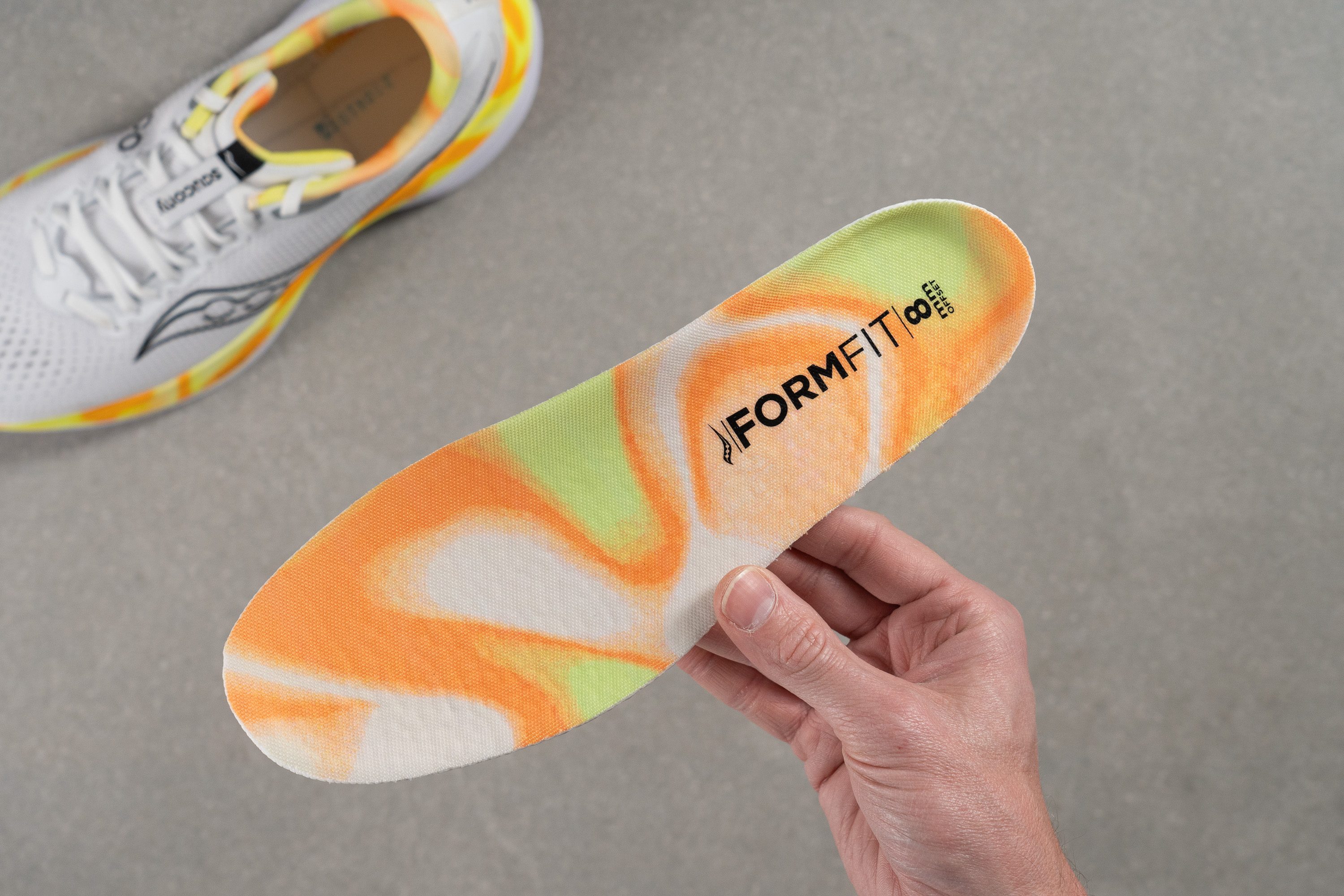 Saucony Endorphin Trainer Removable insole