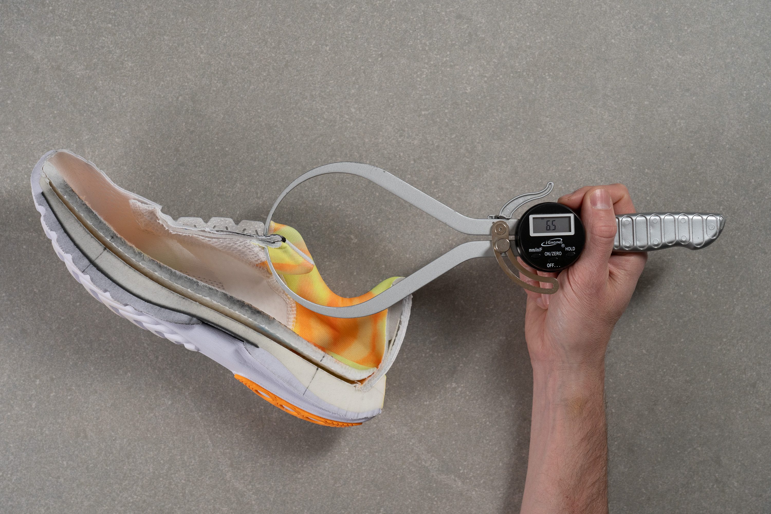 Saucony Endorphin Trainer Tongue padding