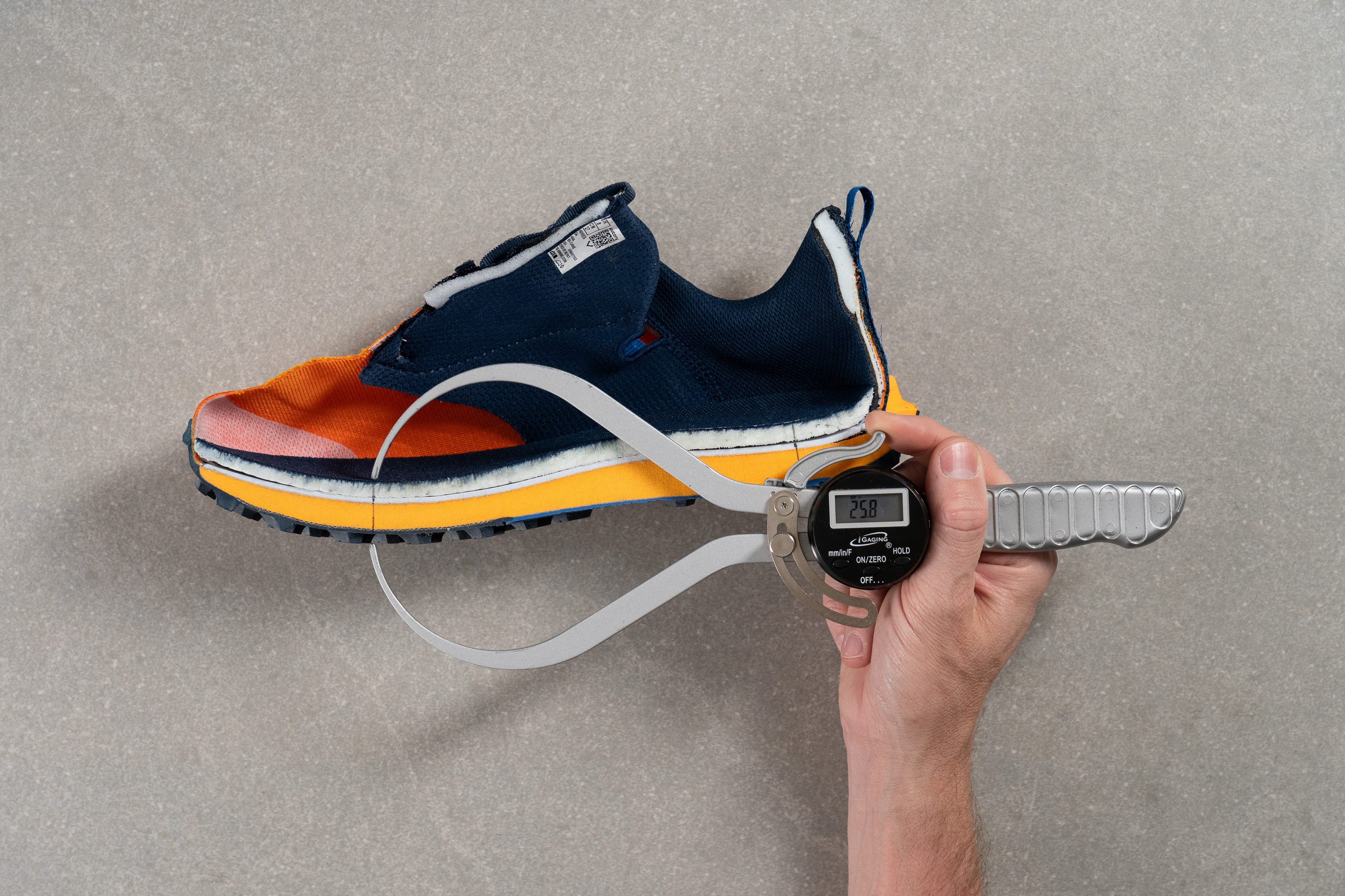 Saucony Peregrine 15 Forefoot stack