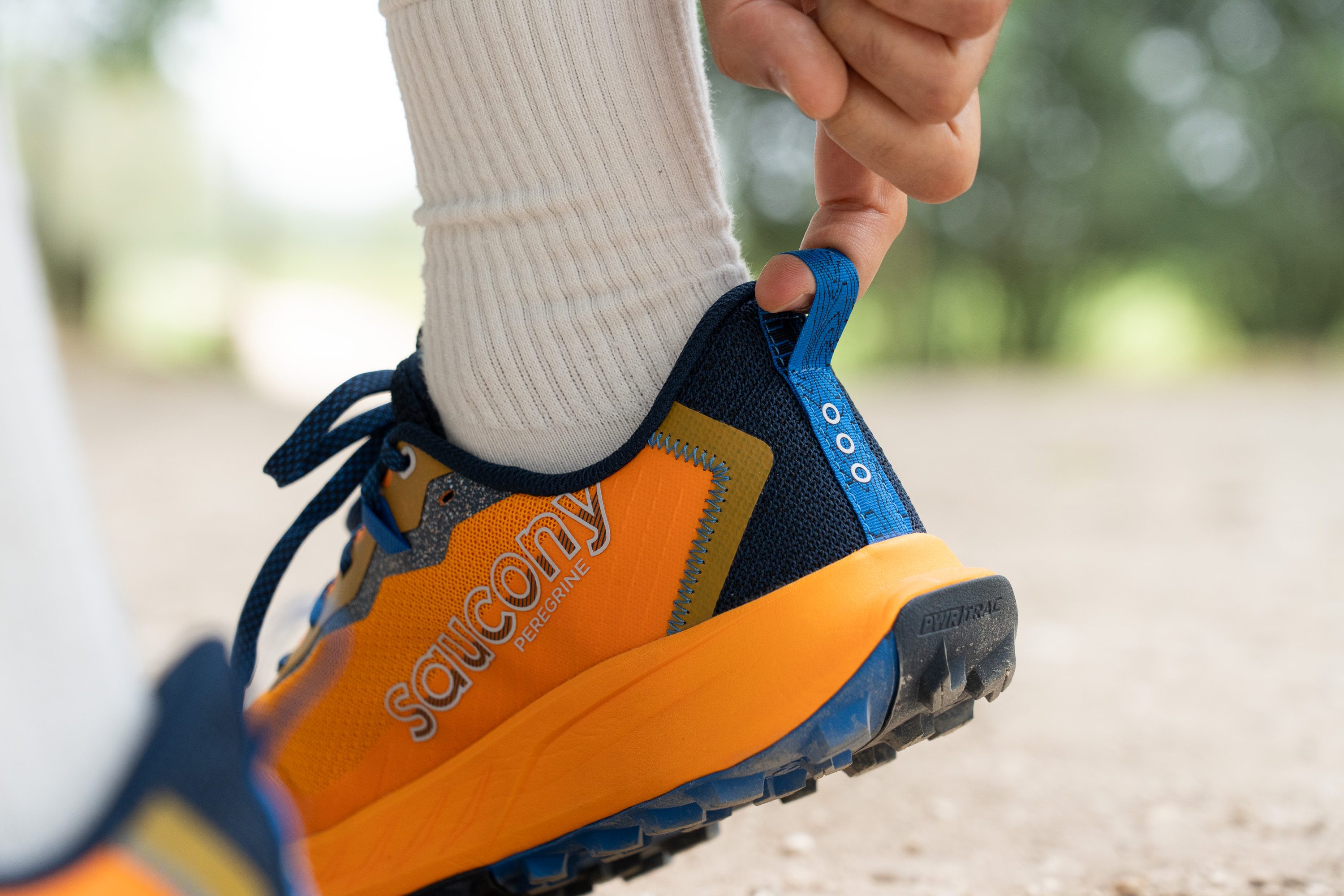 Saucony Peregrine 15 Heel tab