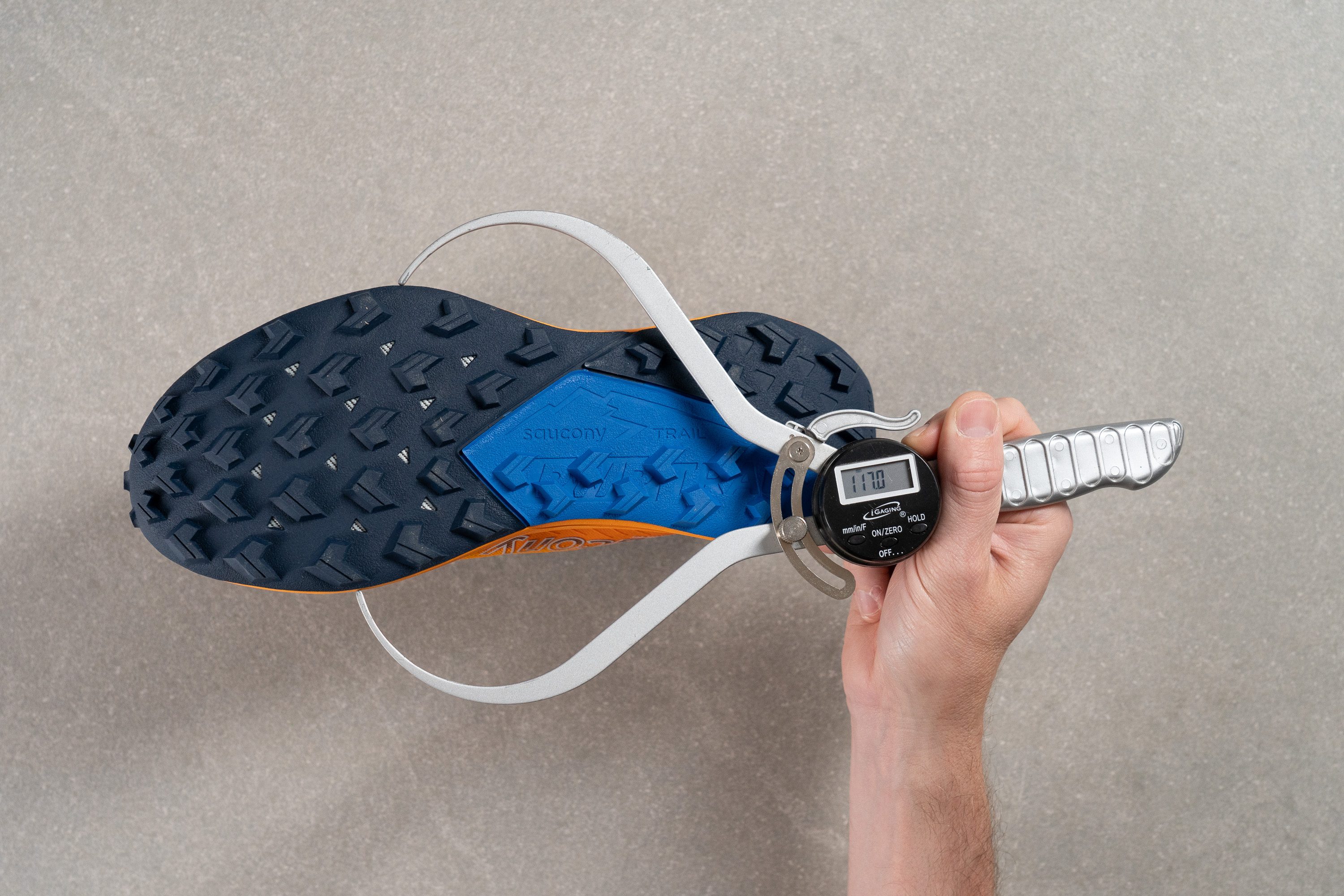 Saucony Peregrine 15 Midsole width - forefoot