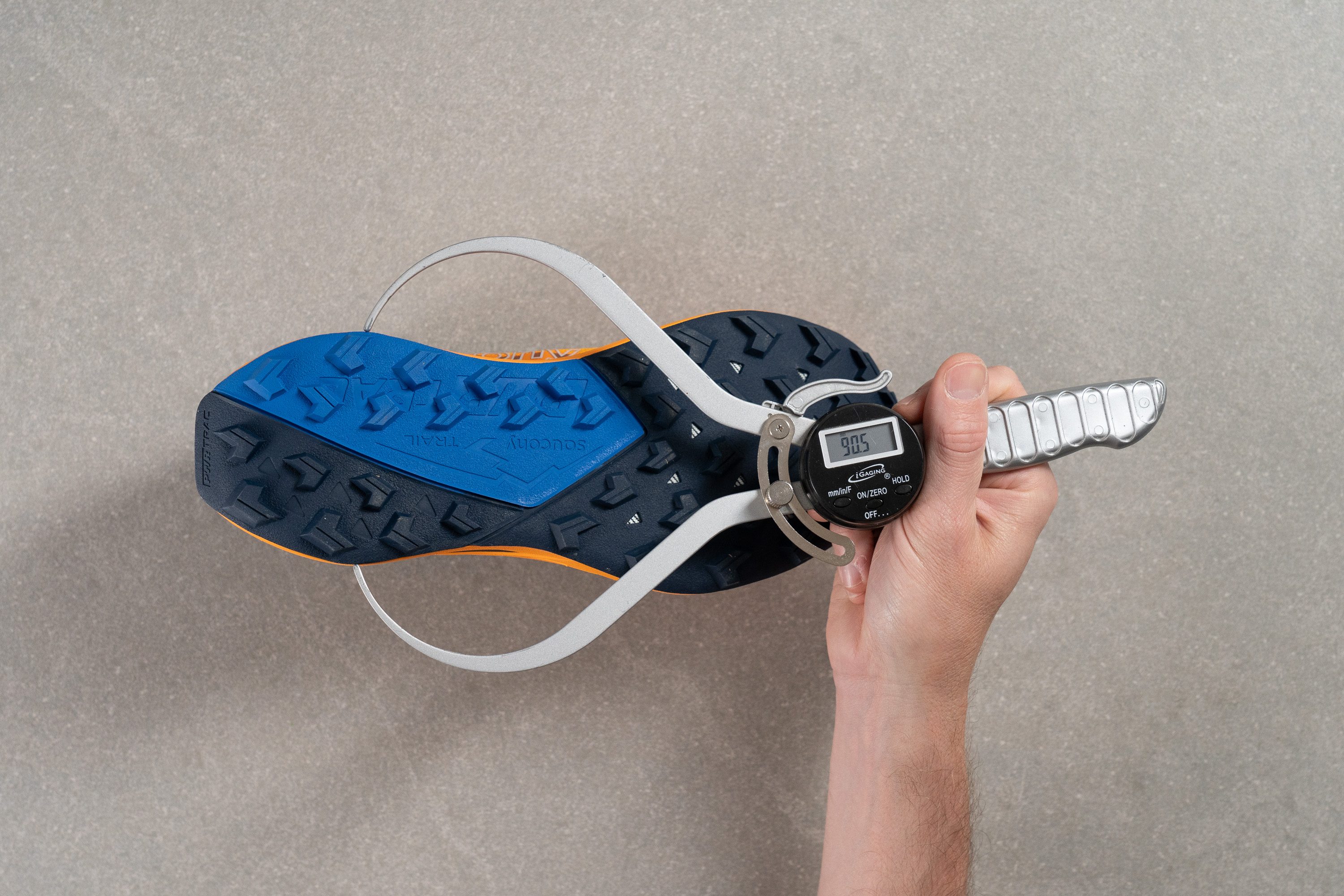 Saucony Peregrine 15 Midsole width - heel