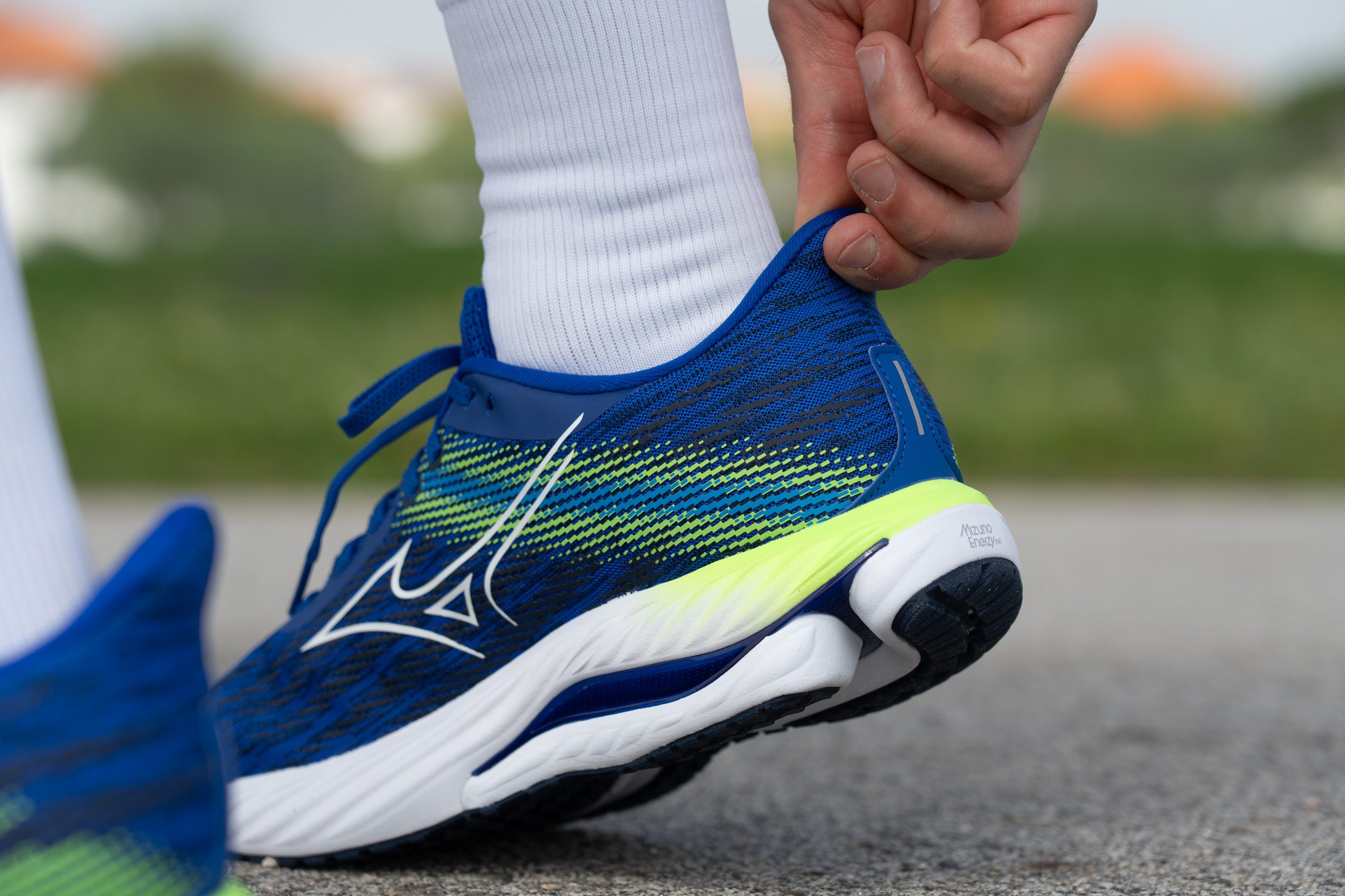 Mizuno Wave Inspire 21 Heel tab