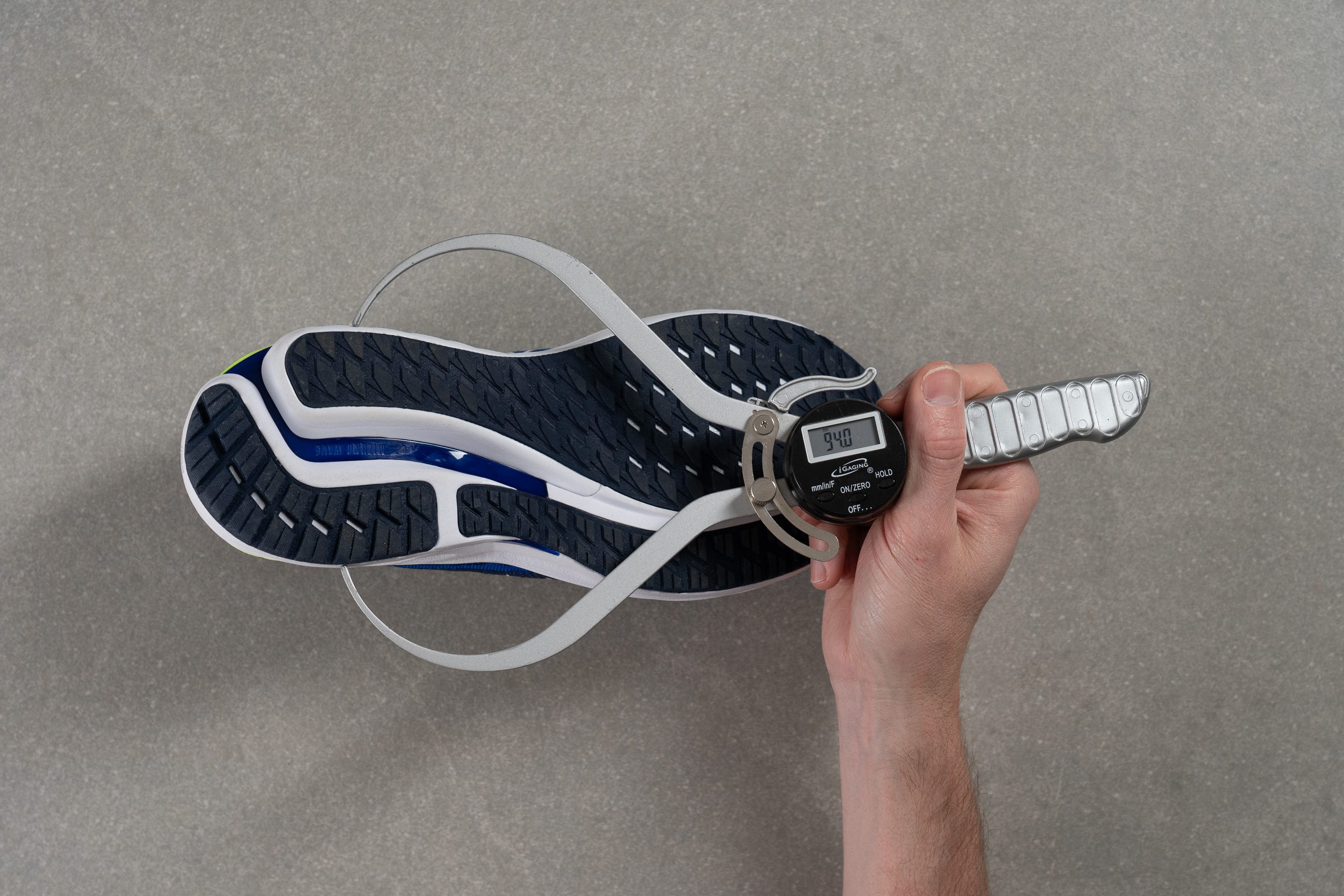 Mizuno Wave Inspire 21 Midsole width - heel