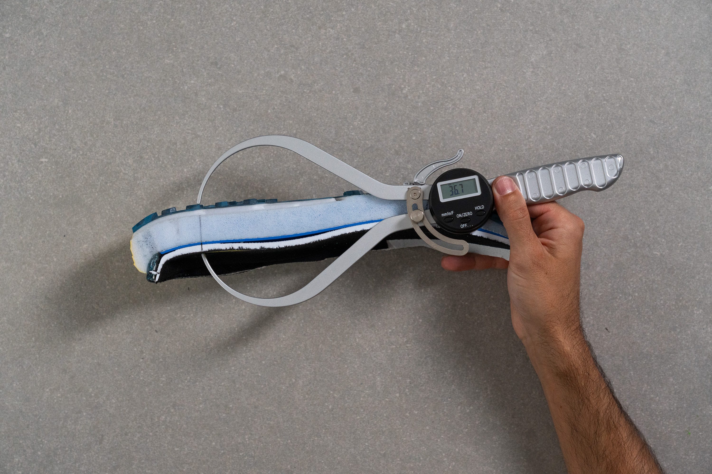 Brooks Caldera 8 Heel stack