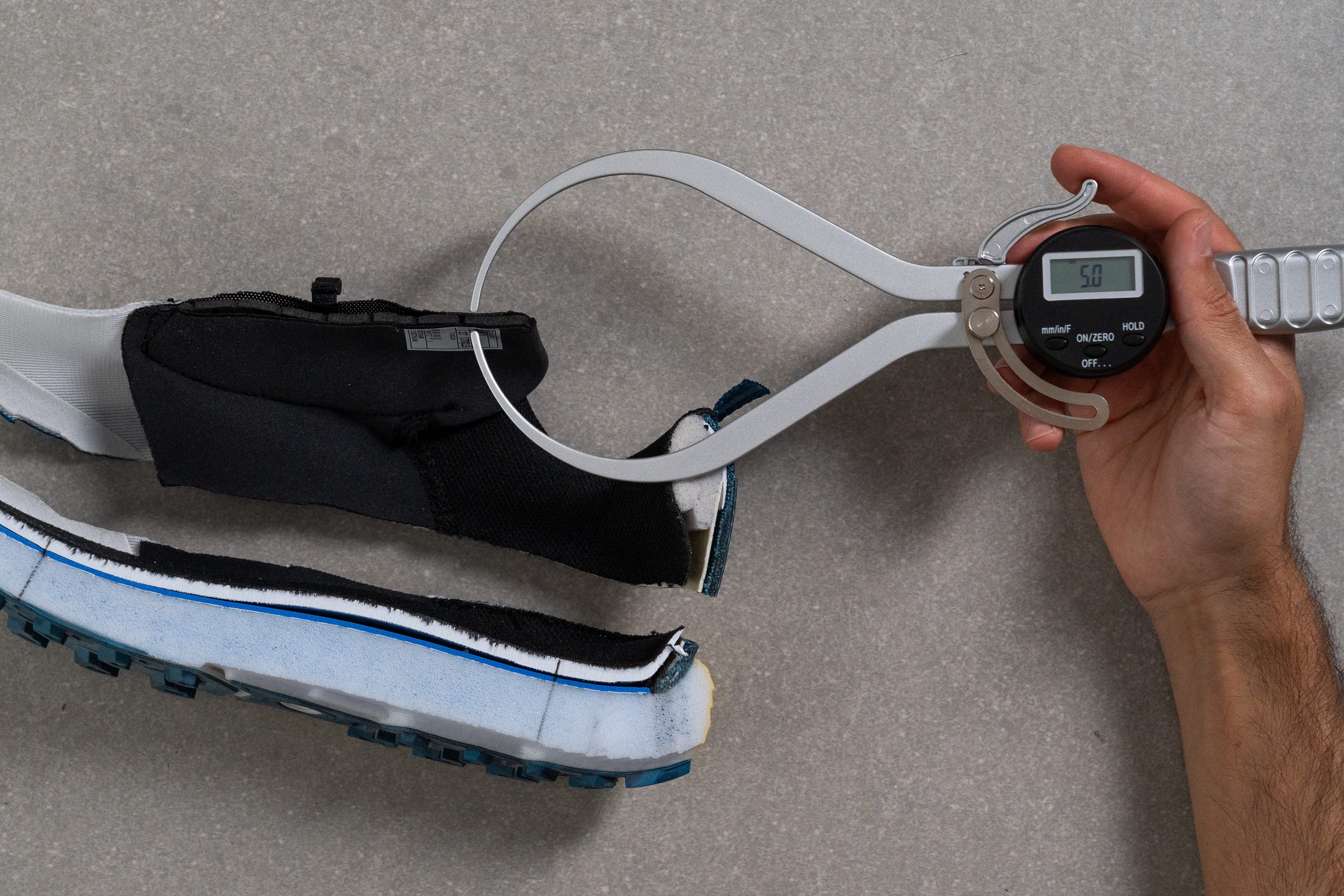 Brooks Caldera 8 Tongue padding