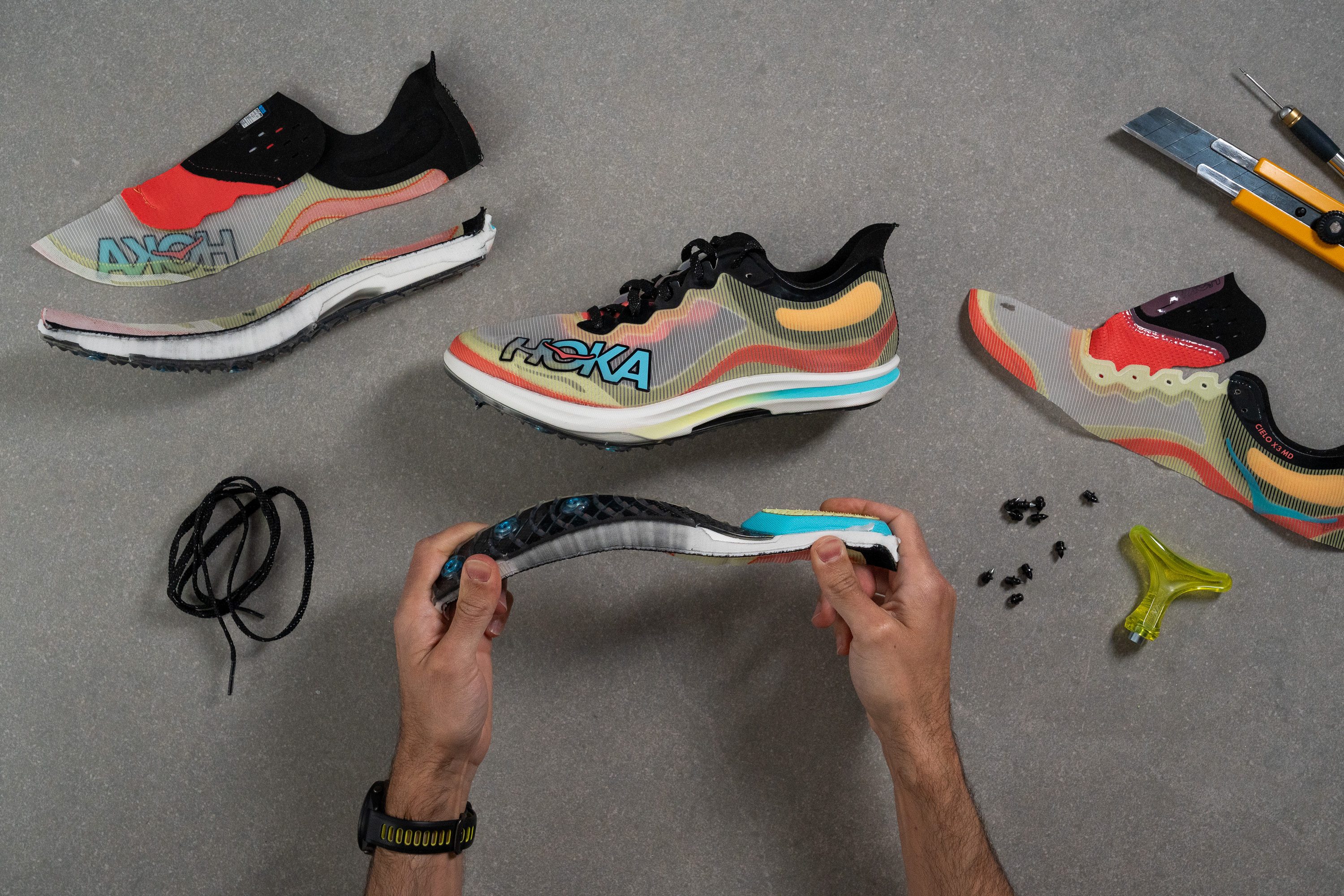 Hoka Cielo X 3 MD parts