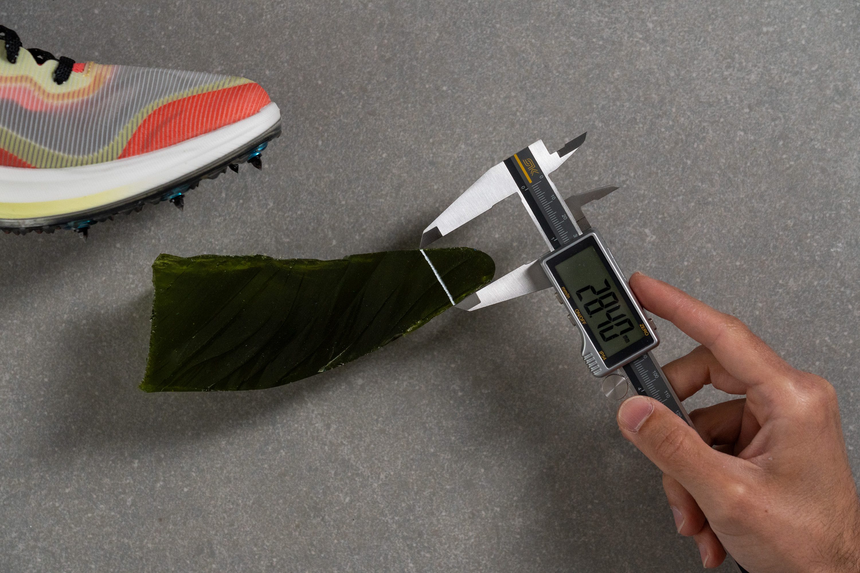 Hoka Cielo X 3 MD Toebox height