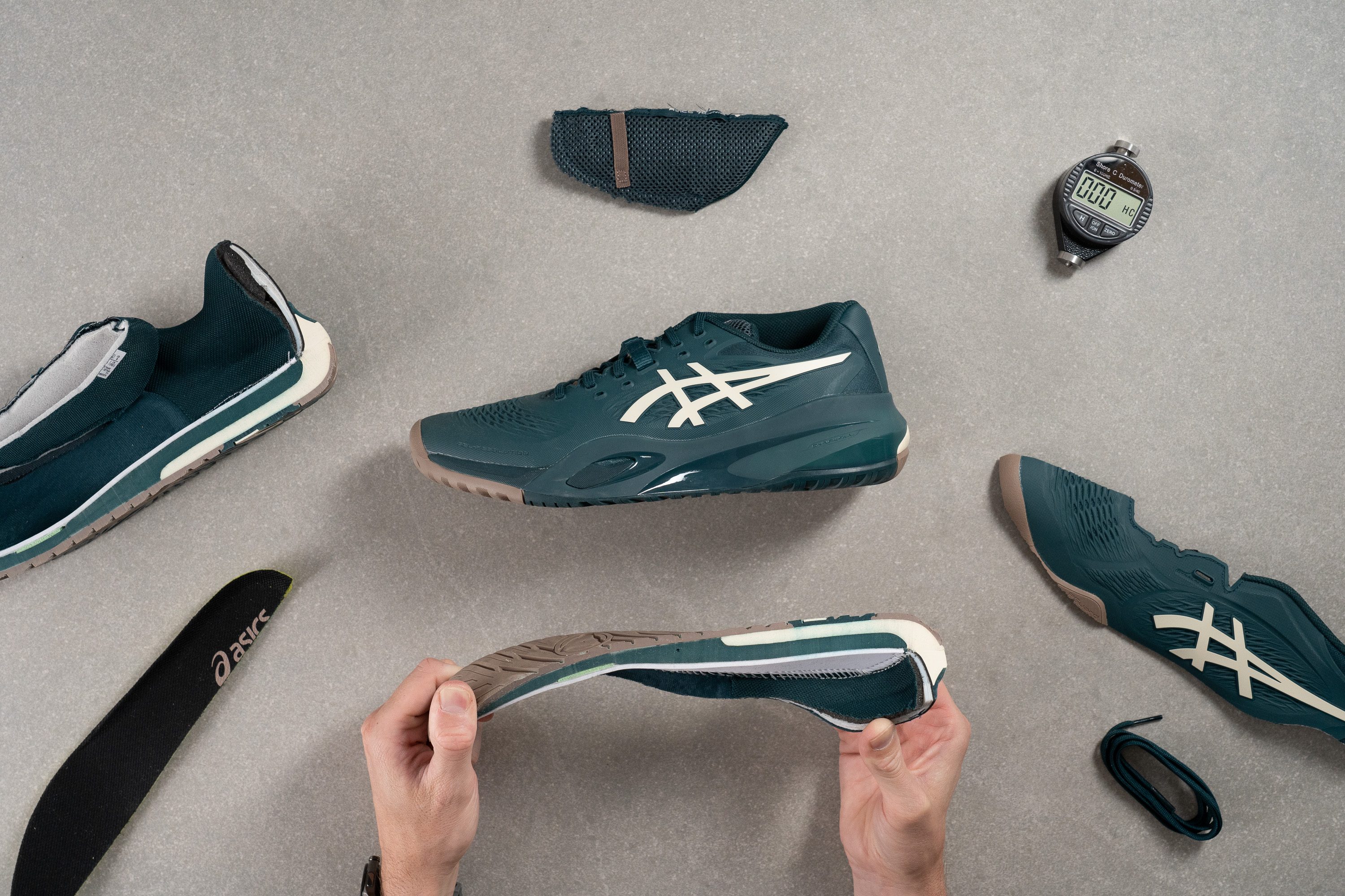 ASICS Gel Resolution X lab test