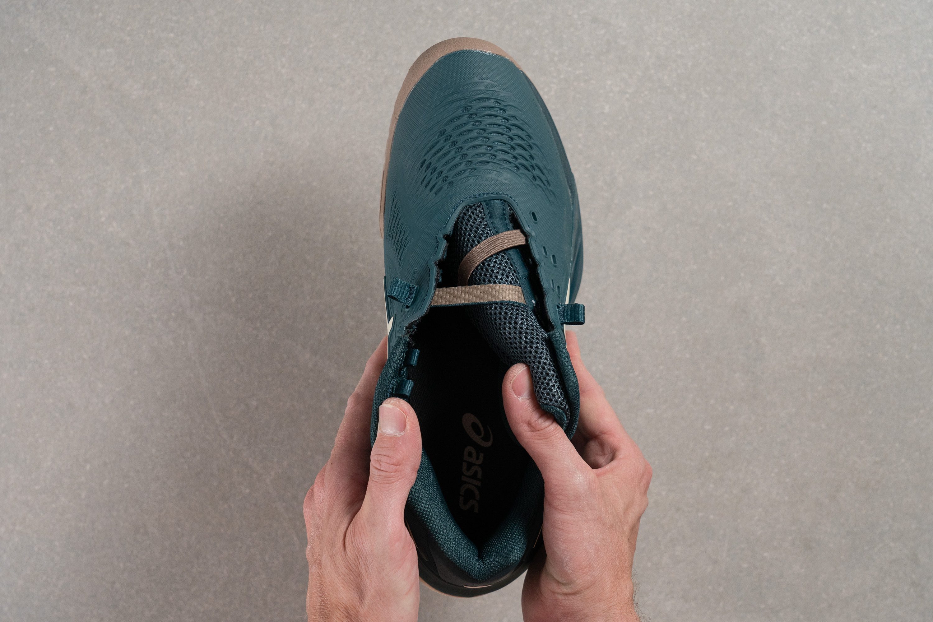 ASICS Gel Resolution X Tongue: gusset type