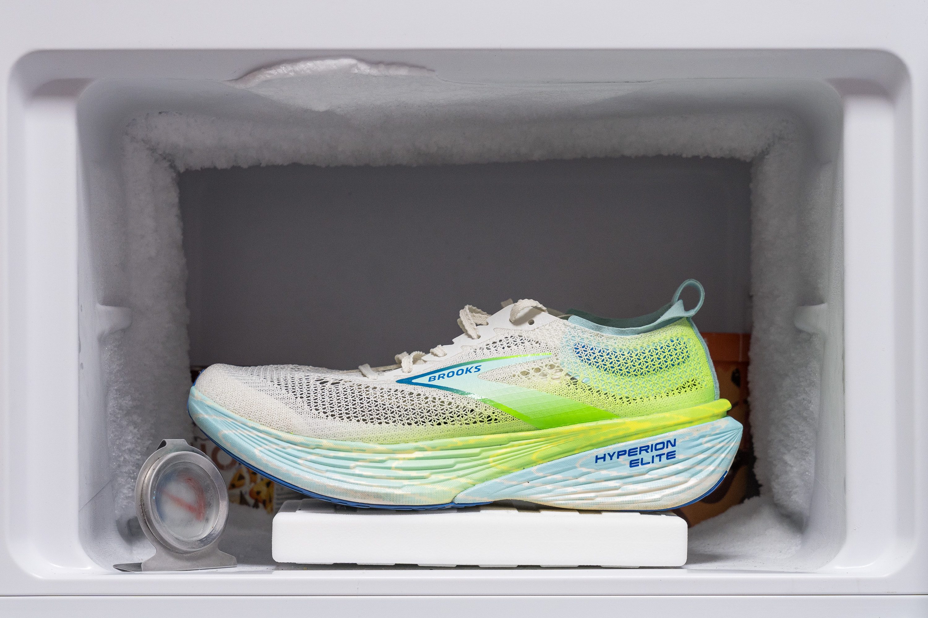 Brooks Hyperion Elite 4 PB Midsole softness in cold (%)