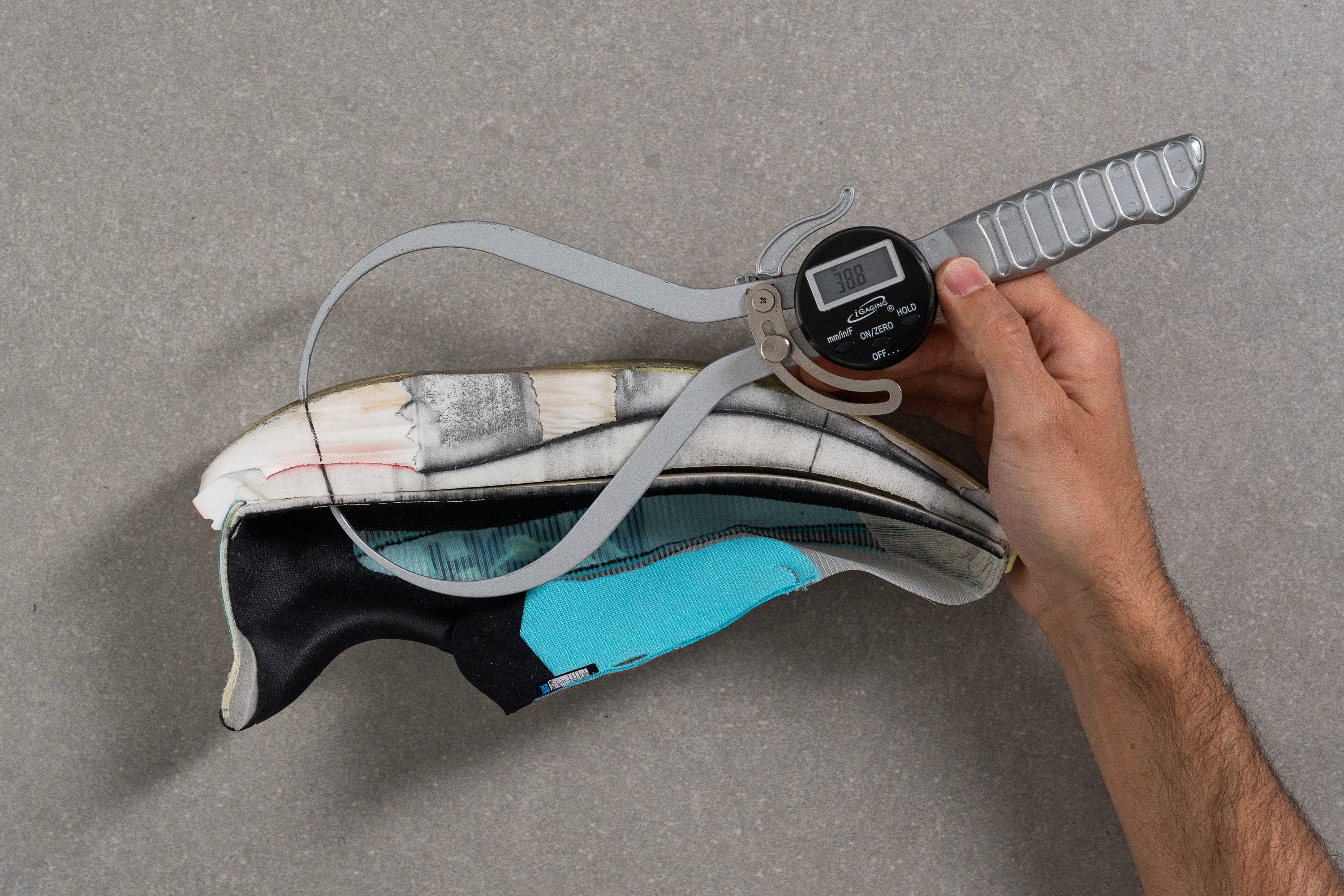 HOKA Cielo X1 2.0 Heel stack