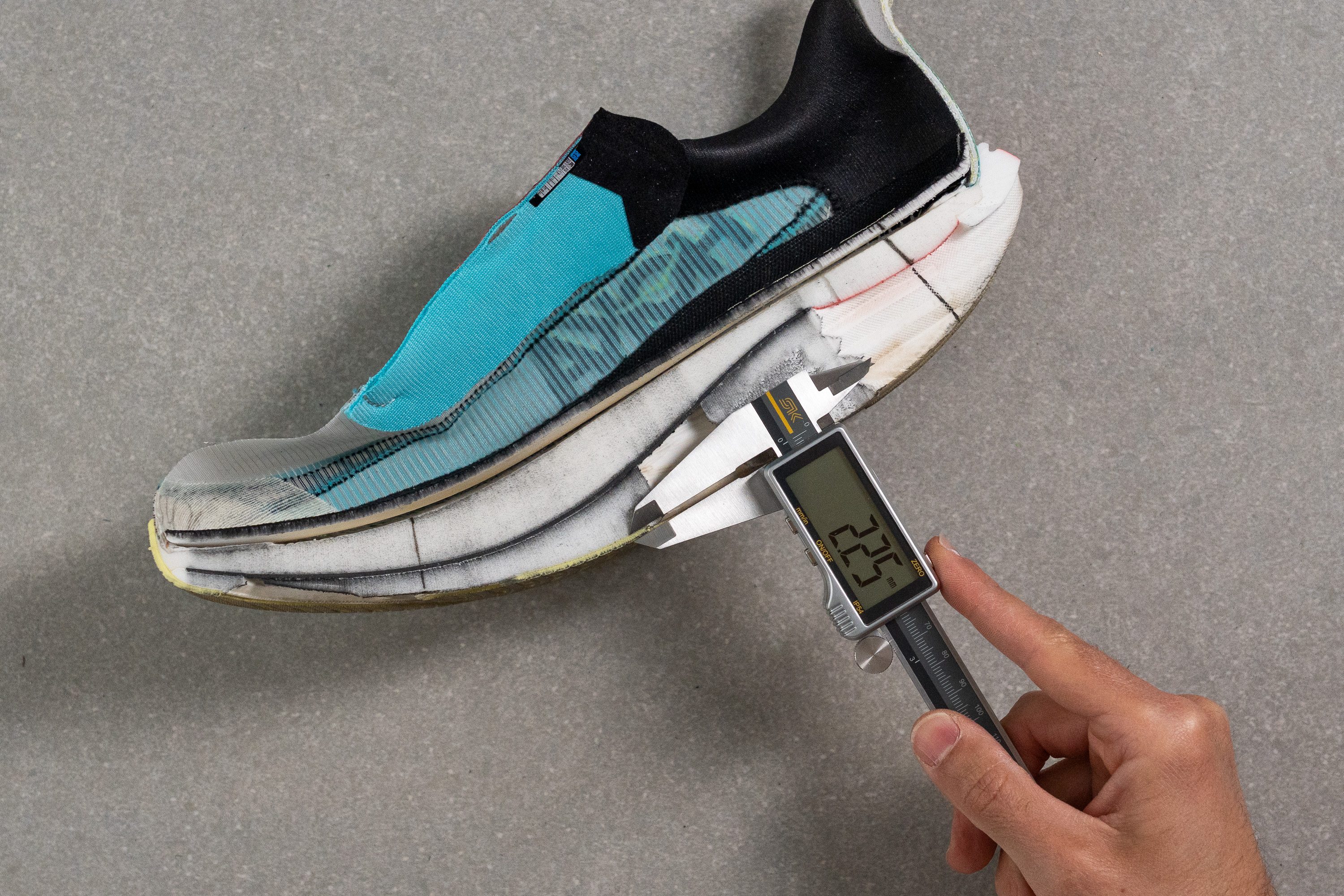 HOKA Cielo X1 2.0 Outsole thickness