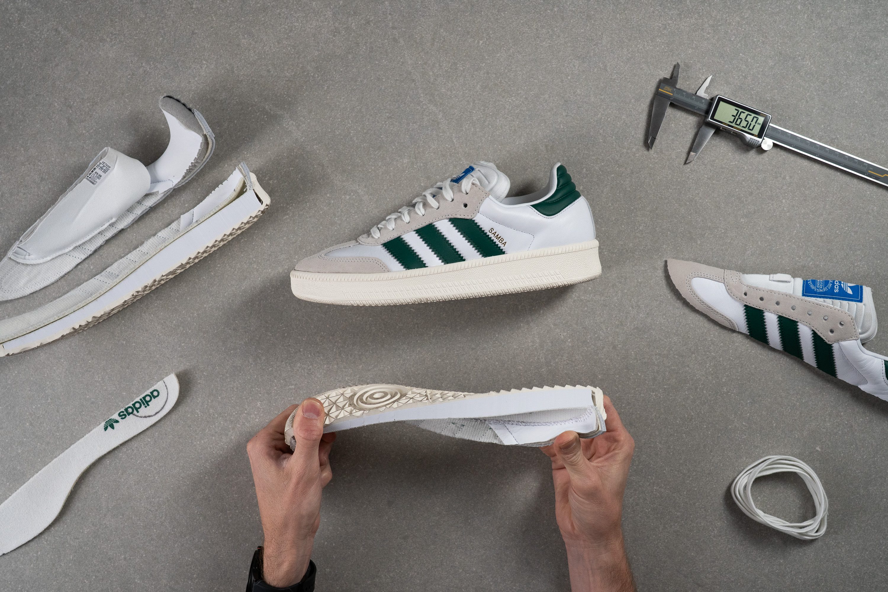 adidas Samba XLG lab test