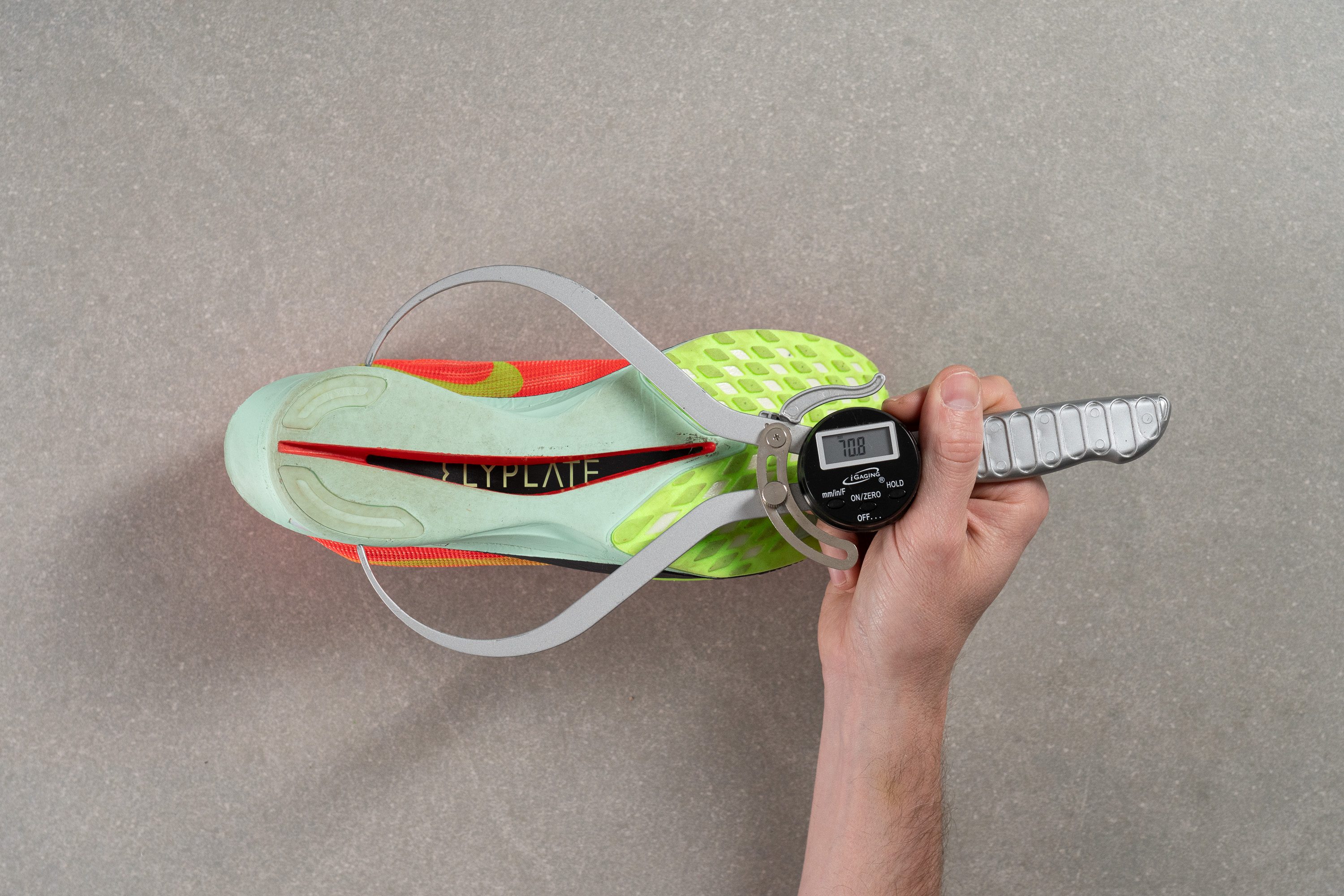 Nike Streakfly 2 Midsole width - heel