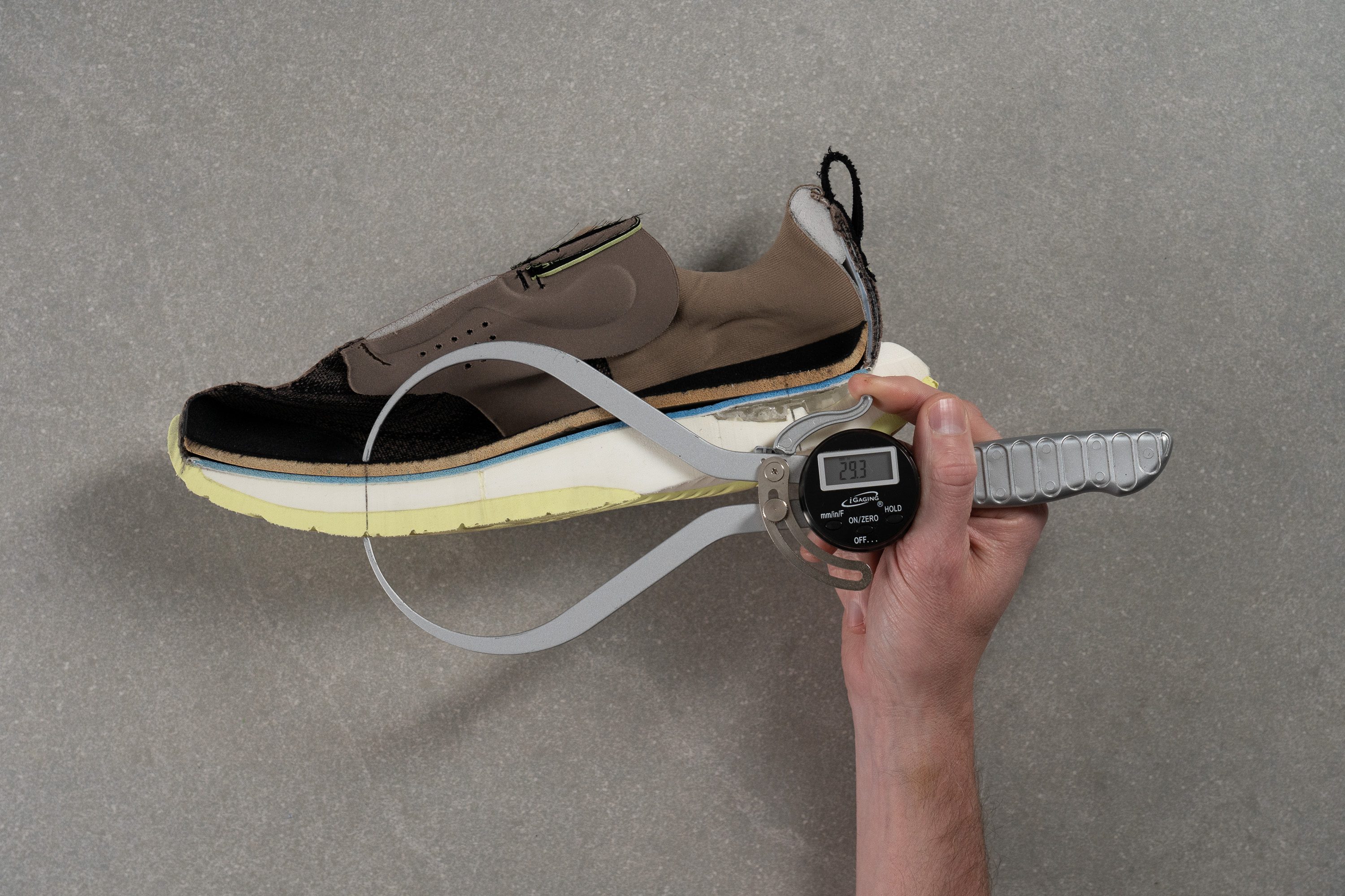 ASICS Corporation says Forefoot stack