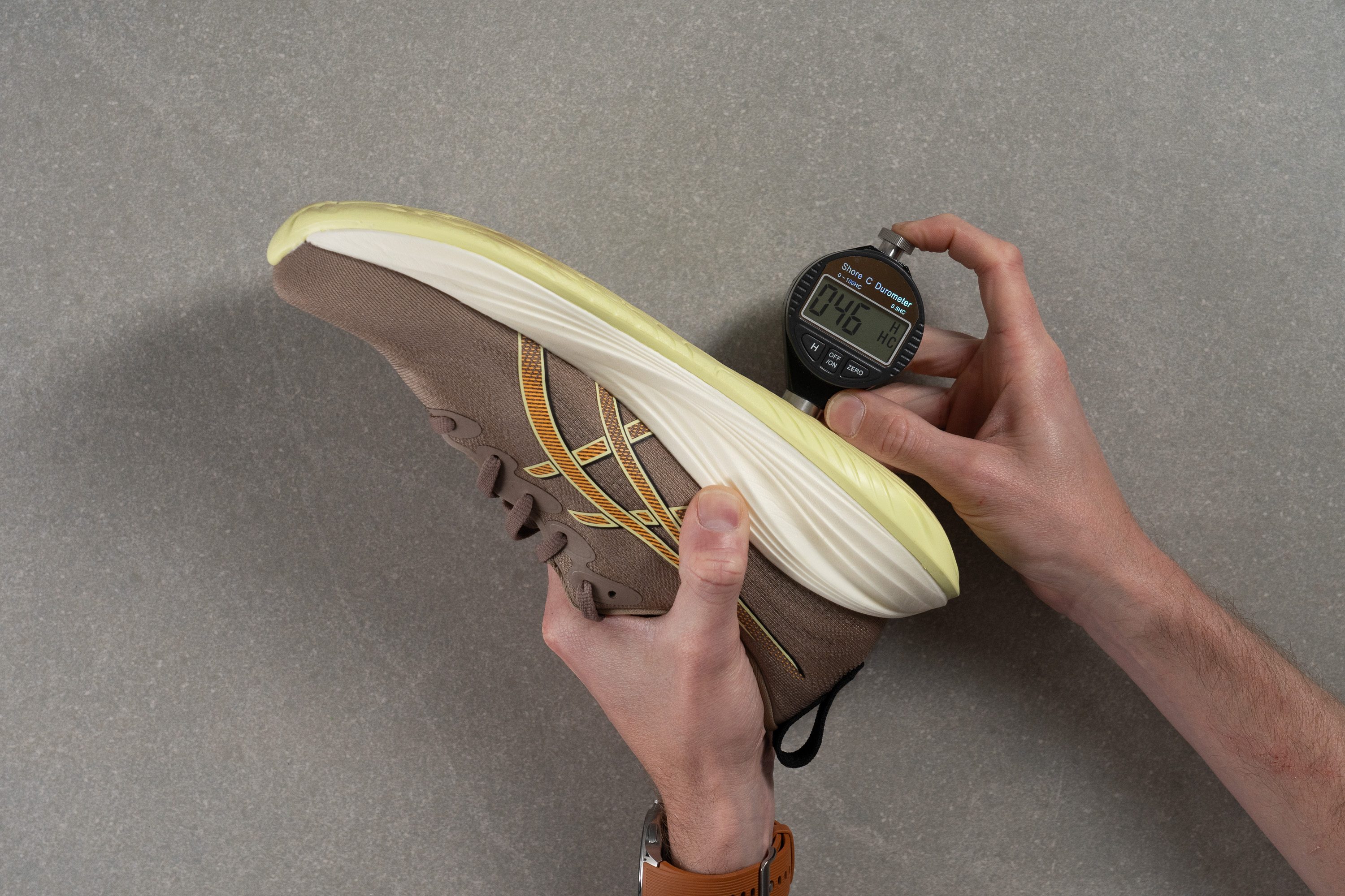 ASICS Corporation says Outsole hardness