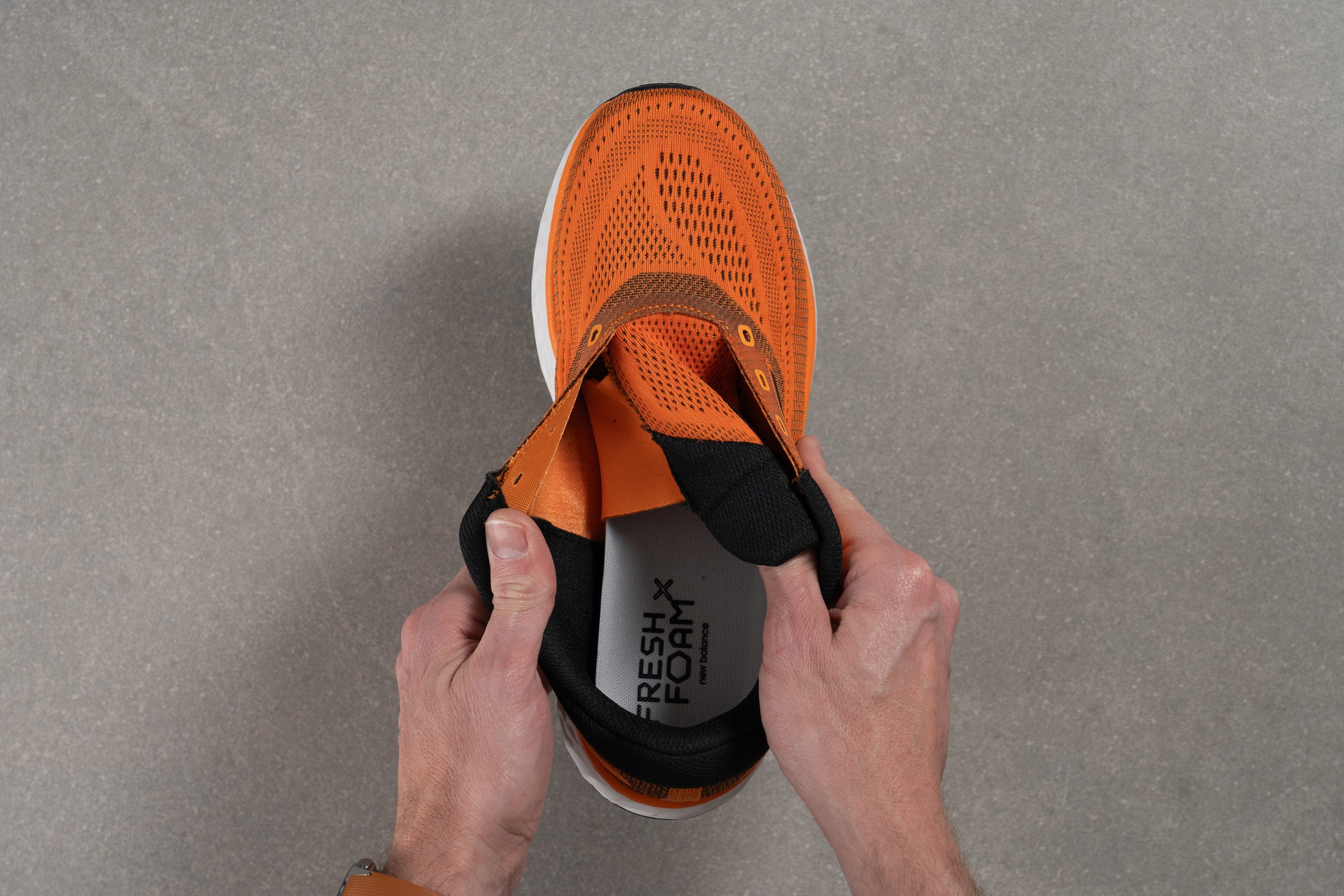 New Balance Fresh Foam X Evoz v4 Tongue: gusset type