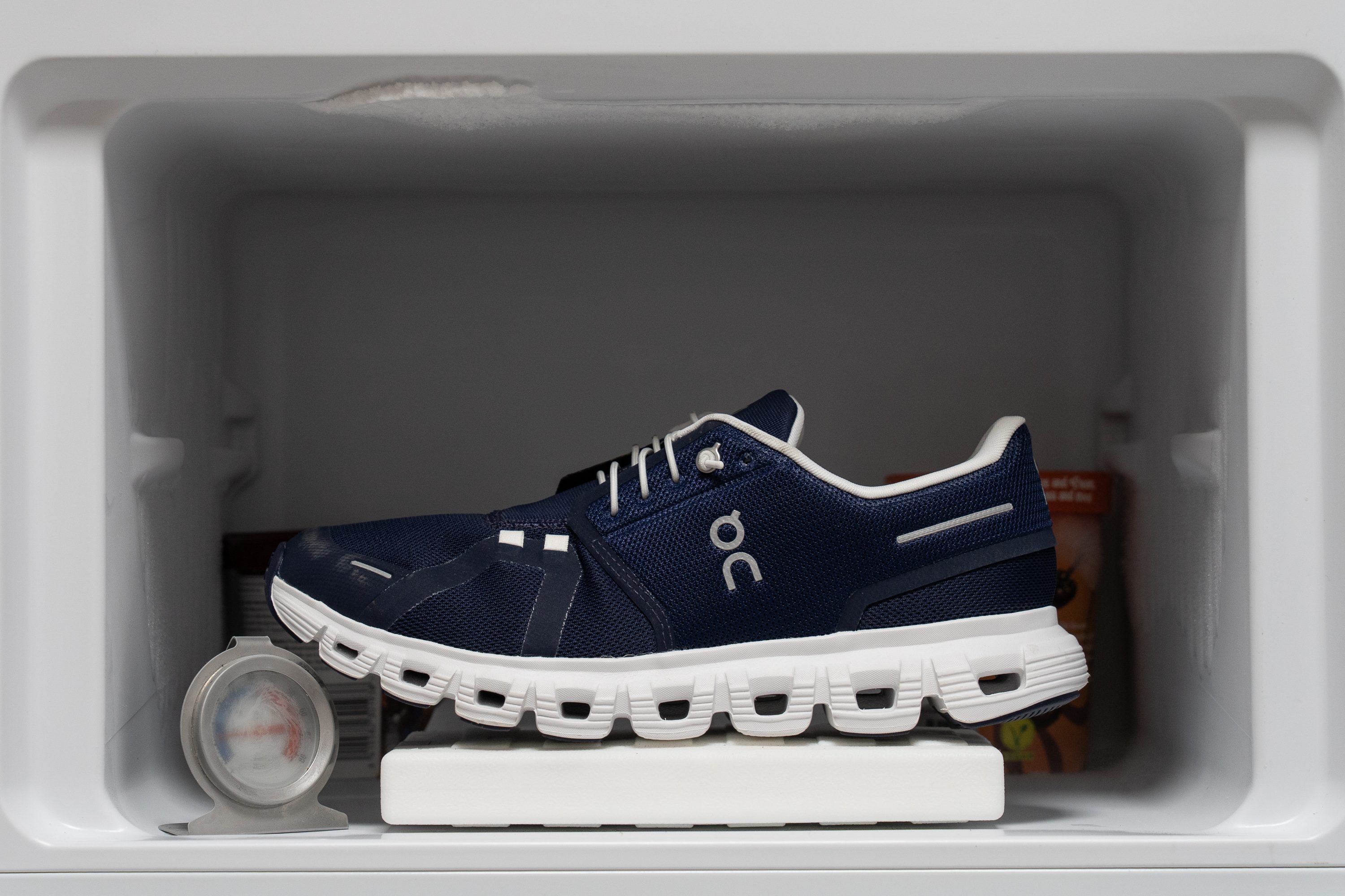 On Cloud 6 Midsole softness in cold (%)