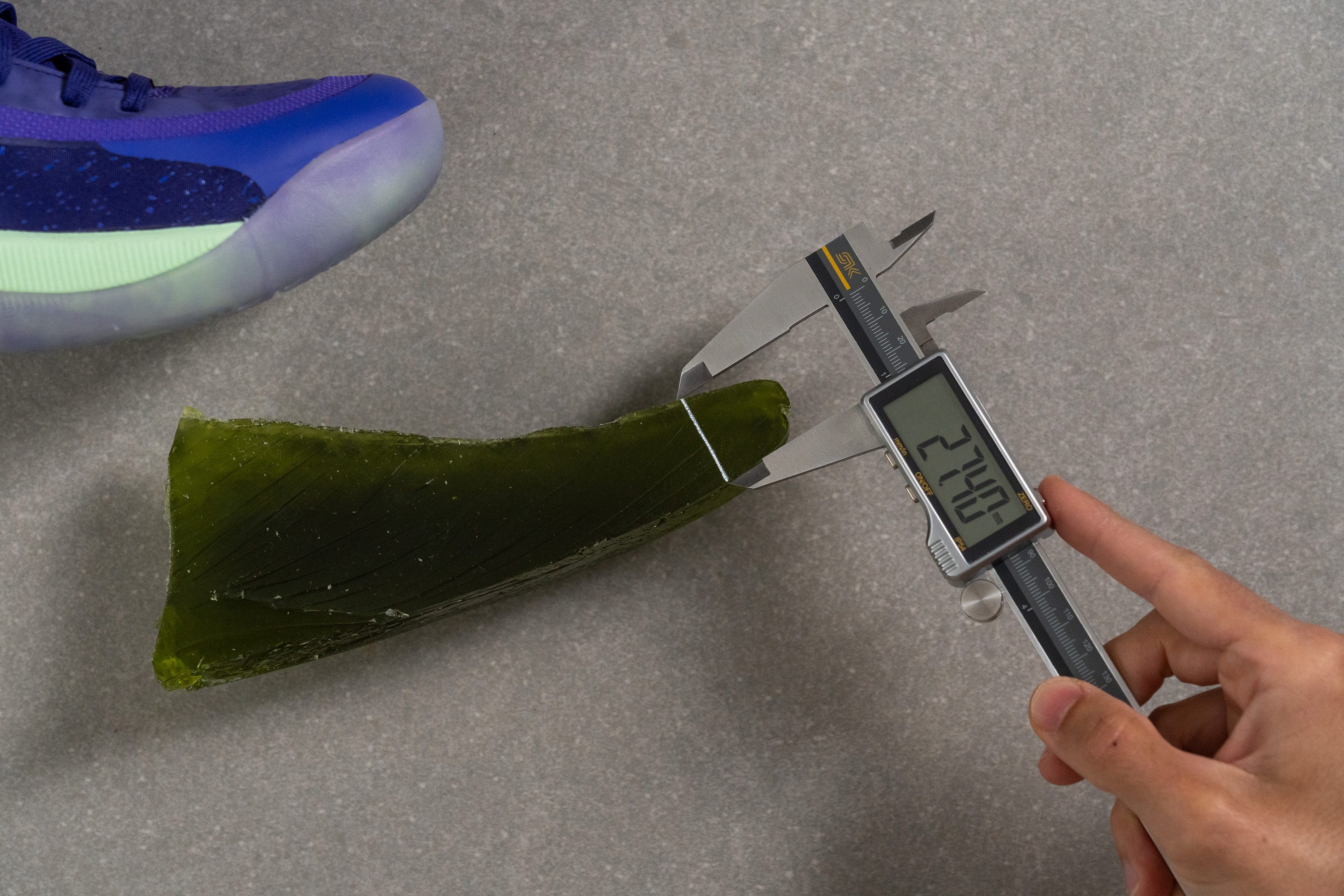 Jordan Zion 4 Toebox height