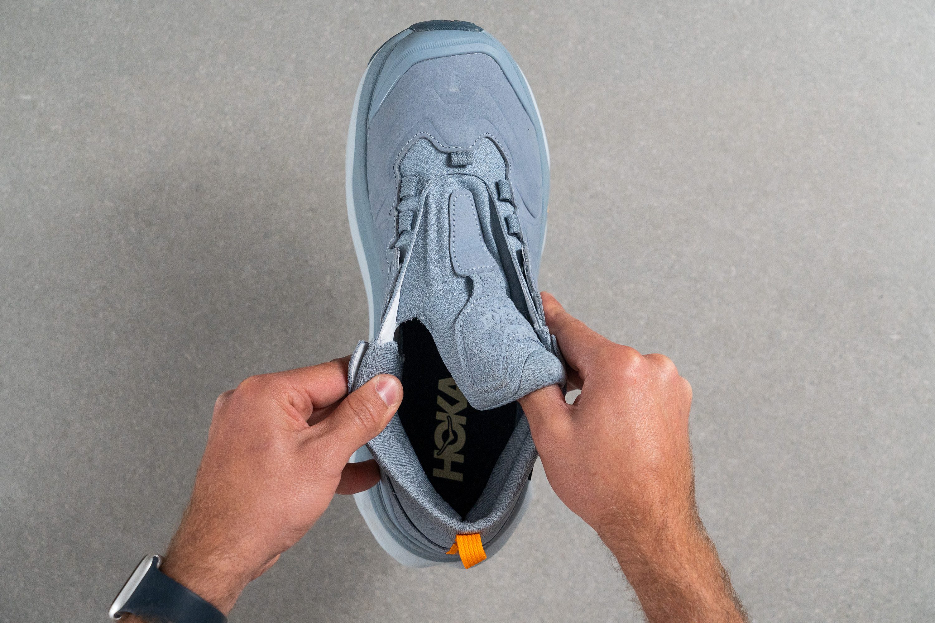 HOKA Kaha 3 Low GTX Tongue: gusset type